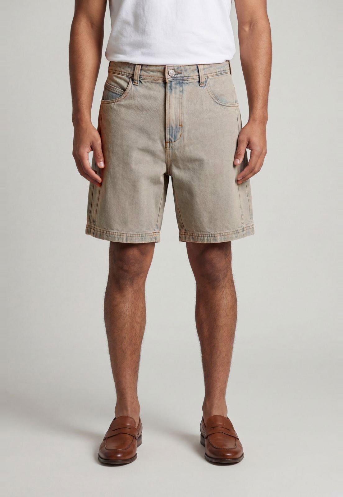 Bermuda Masculina Colcci Loose Jeans Azul
