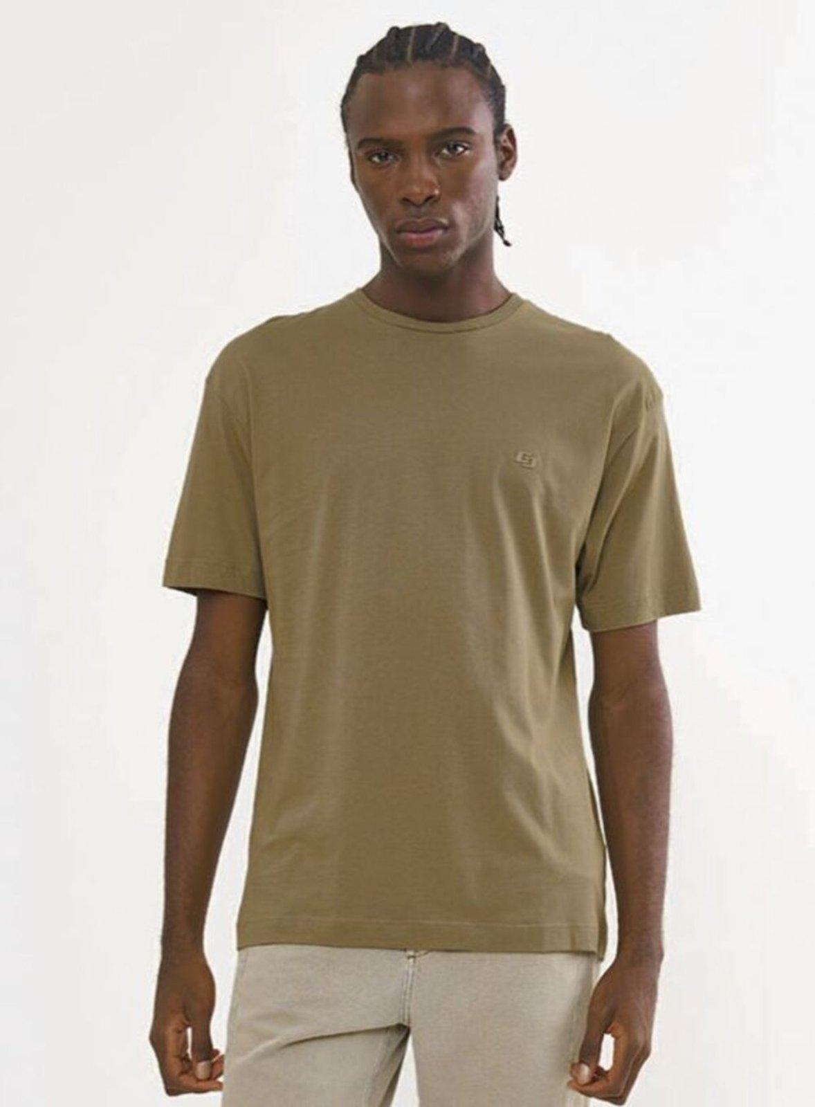 Camiseta Essencial Monograma Colcci Marrom Prebia