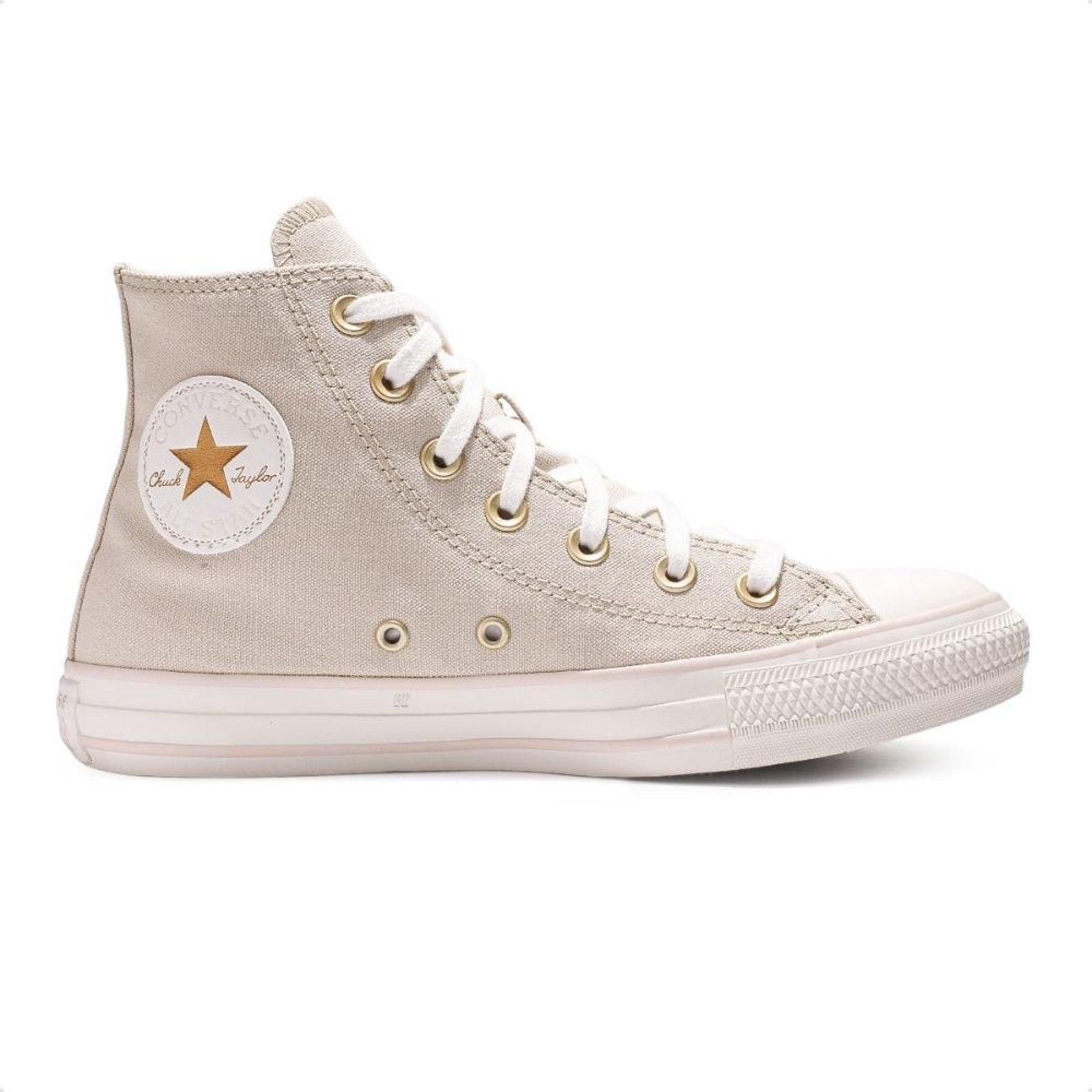 Tênis Converse Chuck Taylor All Star Summer Metals Cano Alto Rosa
