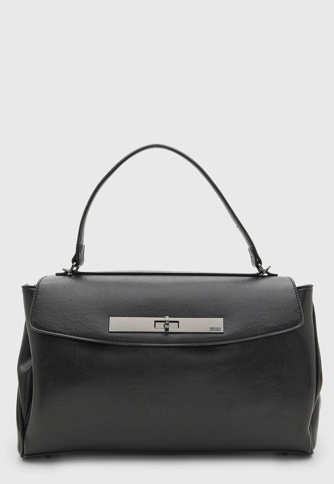 Bolsa Feminina Santa Lolla Estruturada Preta