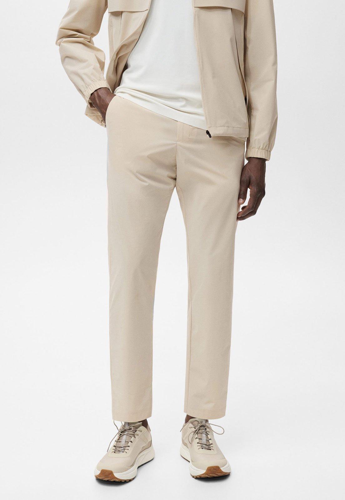Calça Masculina Mango Lunar Bege