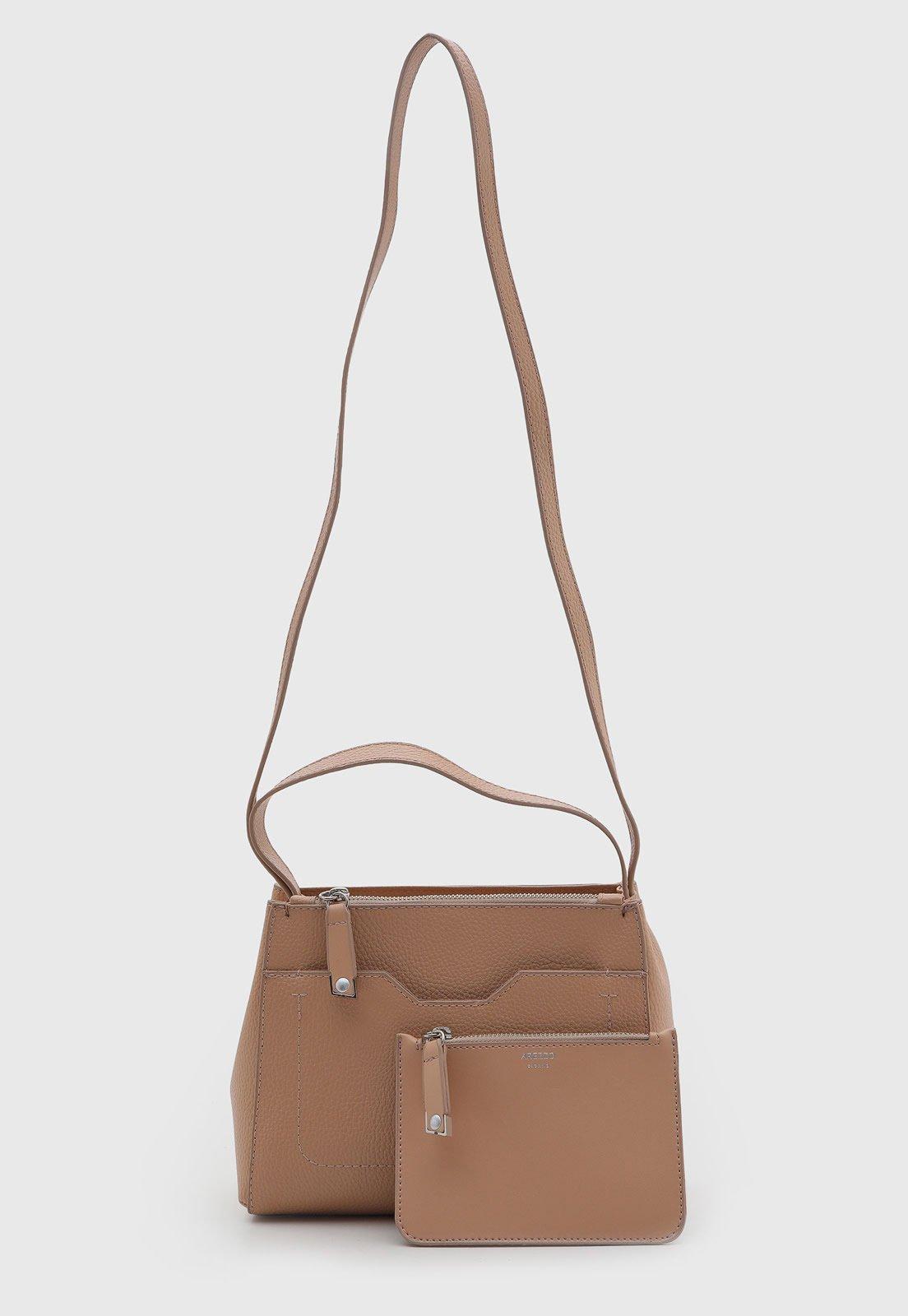 Bolsa Feminina Arezzo Estruturada Nude