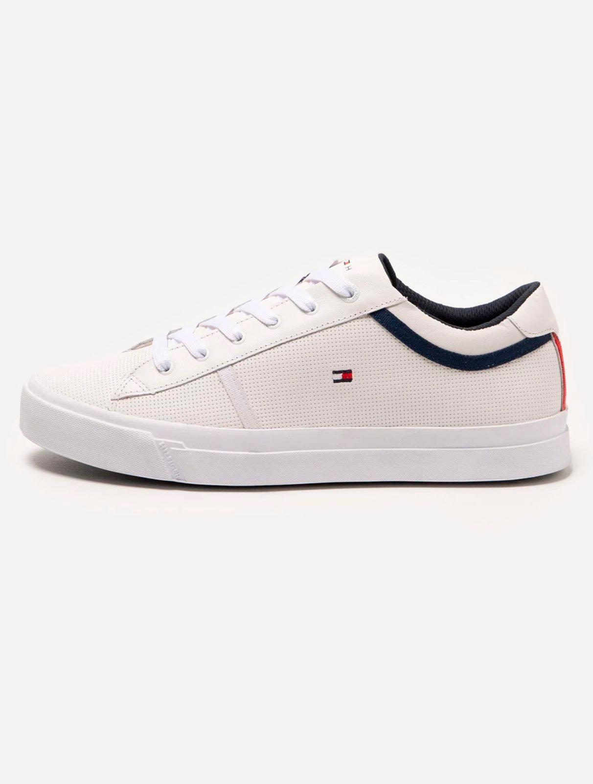 Tênis Tommy Hilfiger Masculino Jay 13A Iconic Puched Branco
