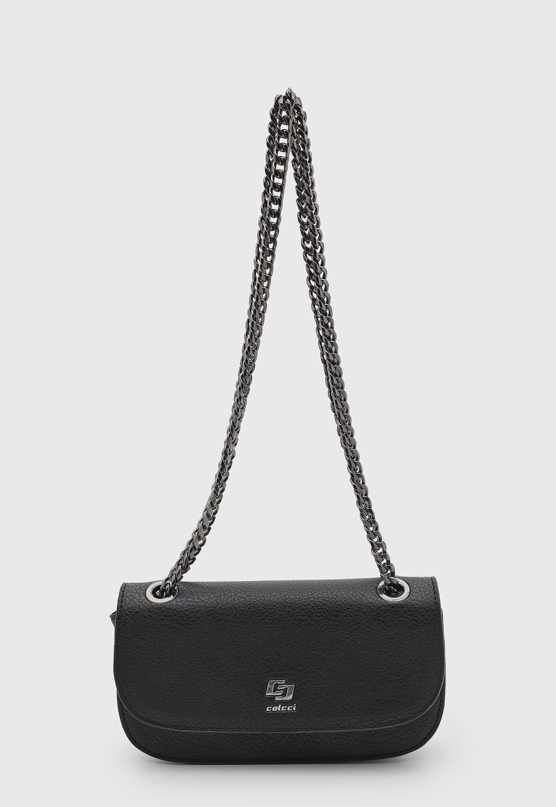 Bolsa Feminina Colcci Alça Corrente Preta