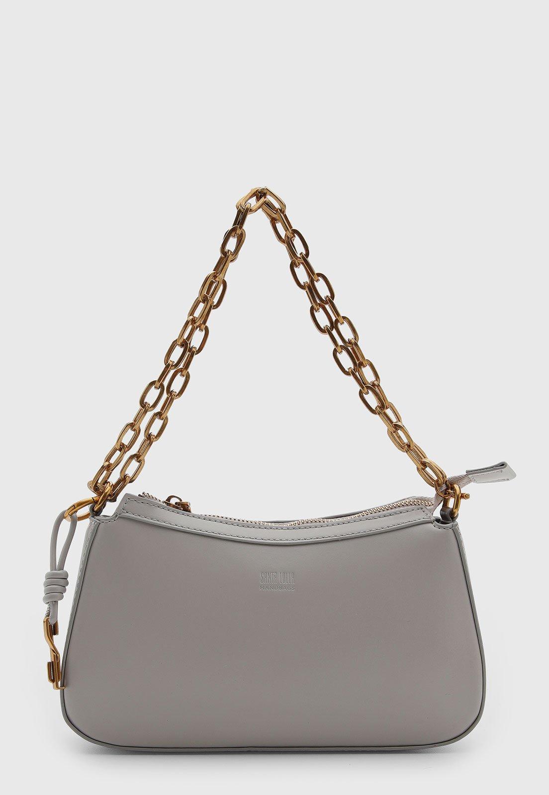 Bolsa Feminina Santa Lolla Retangular Cinza