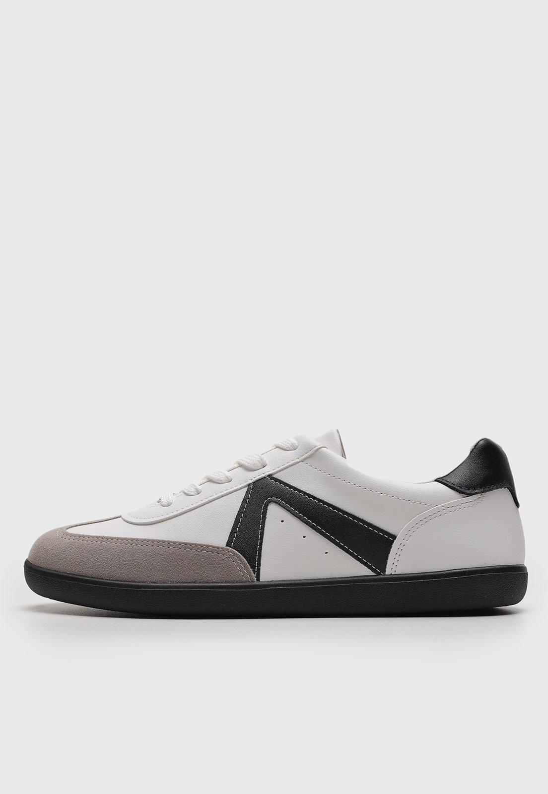 Tênis Vizzano Recorte Suede Branco