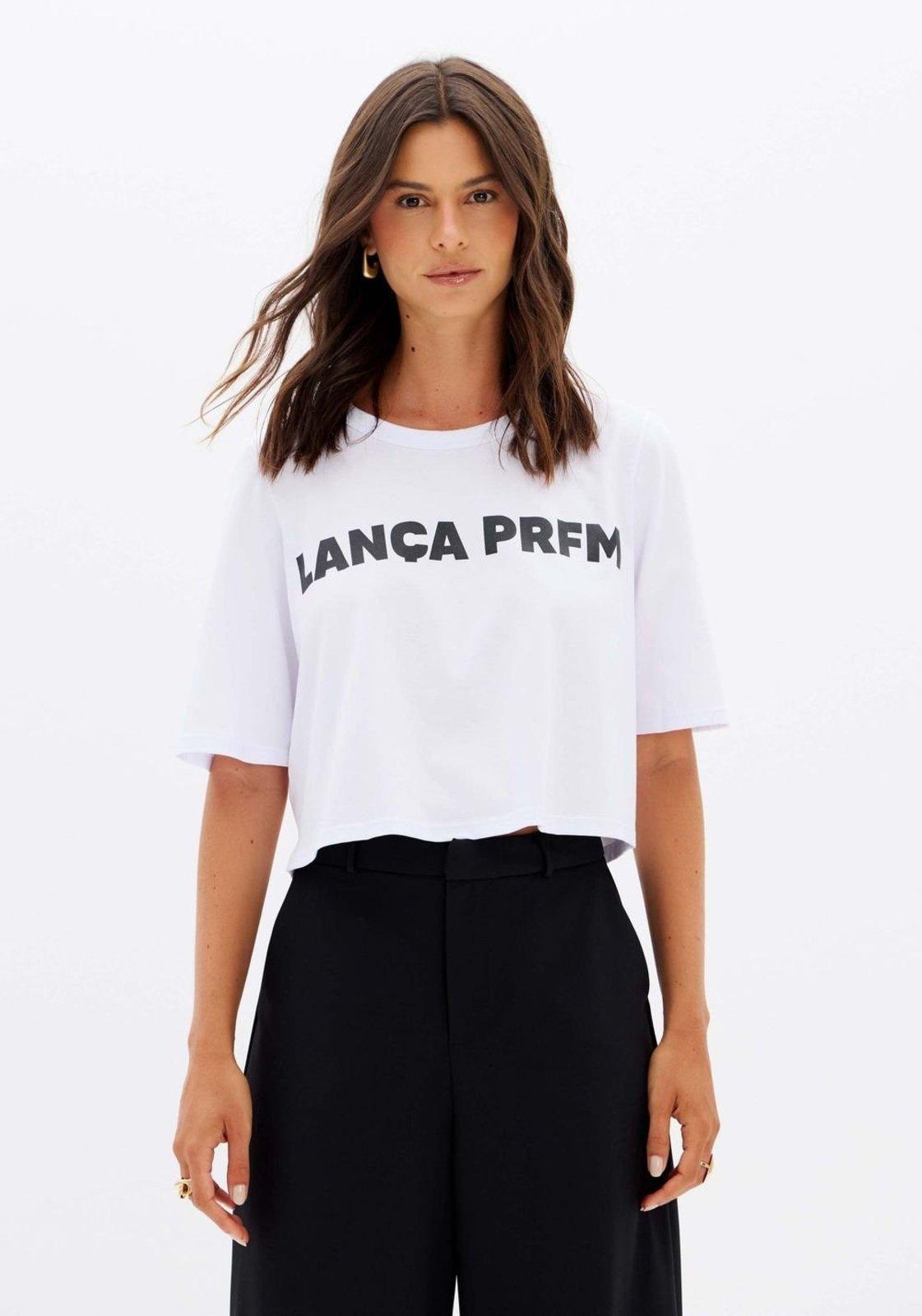 Blusa Manga Curta Lança Perfume