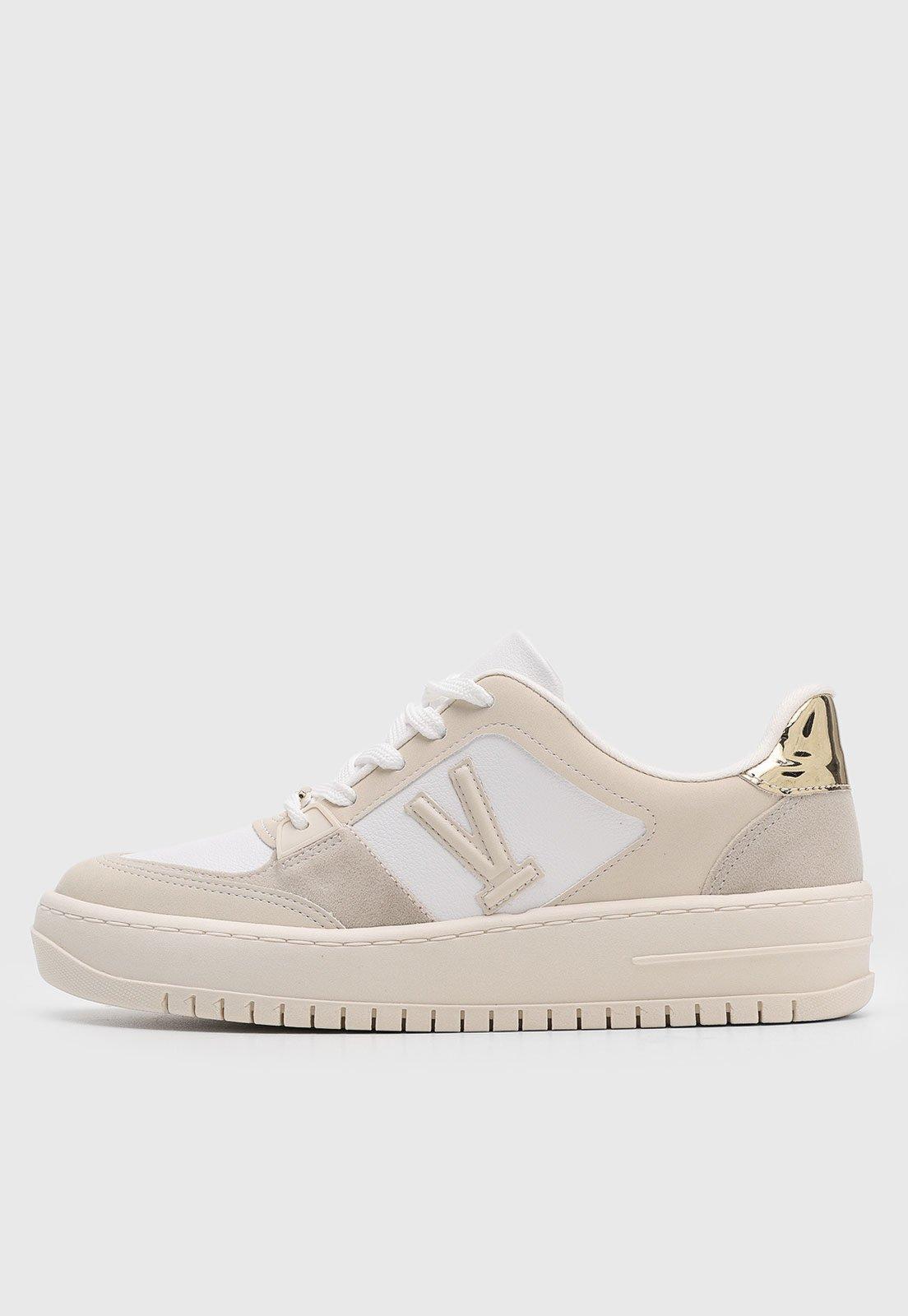 Tênis Feminino Vizzano Detalhe Off-White