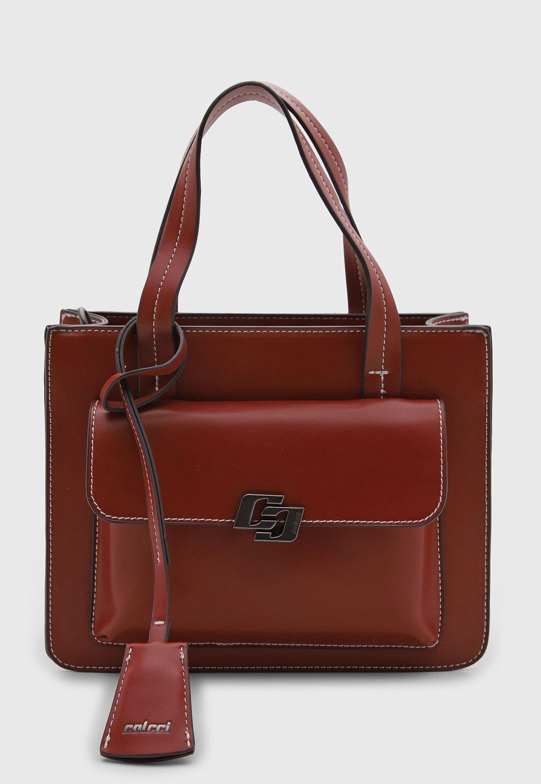 Bolsa Feminina Colcci Estruturada Vermelha
