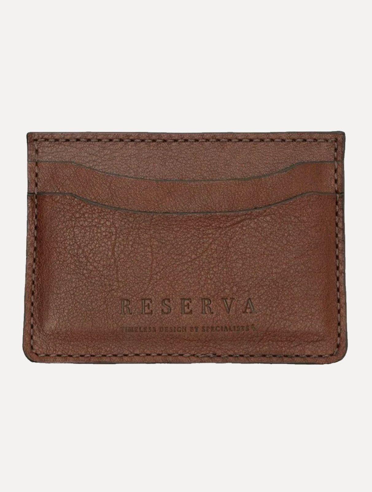 Carteira Reserva Porta-Cartão Couro Outlander Marrom