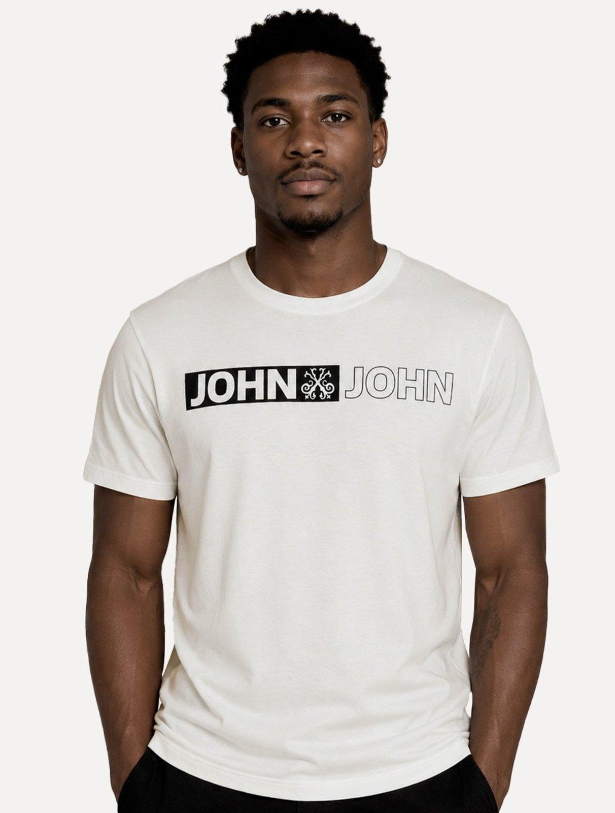 Camiseta John John Masculina Regular Fit On and Off Branca