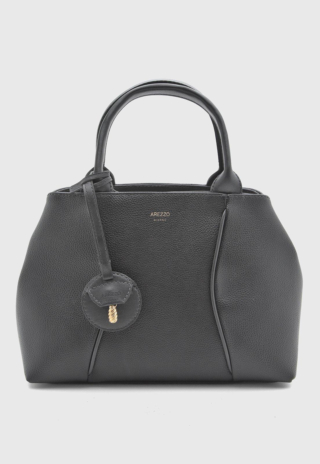 Bolsa Feminina Arezzo Grande Preta