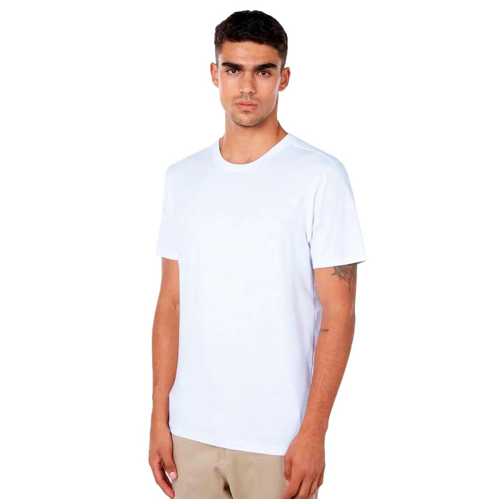 Camiseta John John Flame Regular Fit In24 Branco Masculino