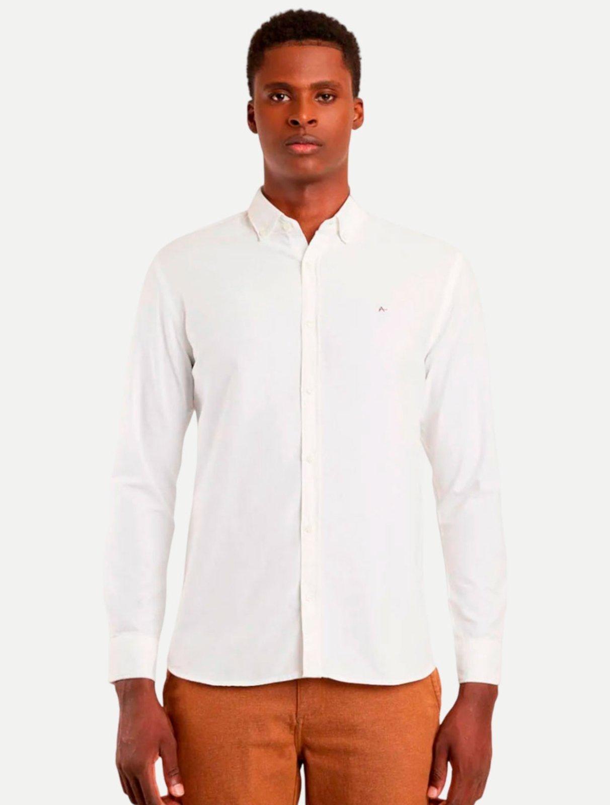 Camisa Aramis Slim Oxford Button Down ML050223 Branca