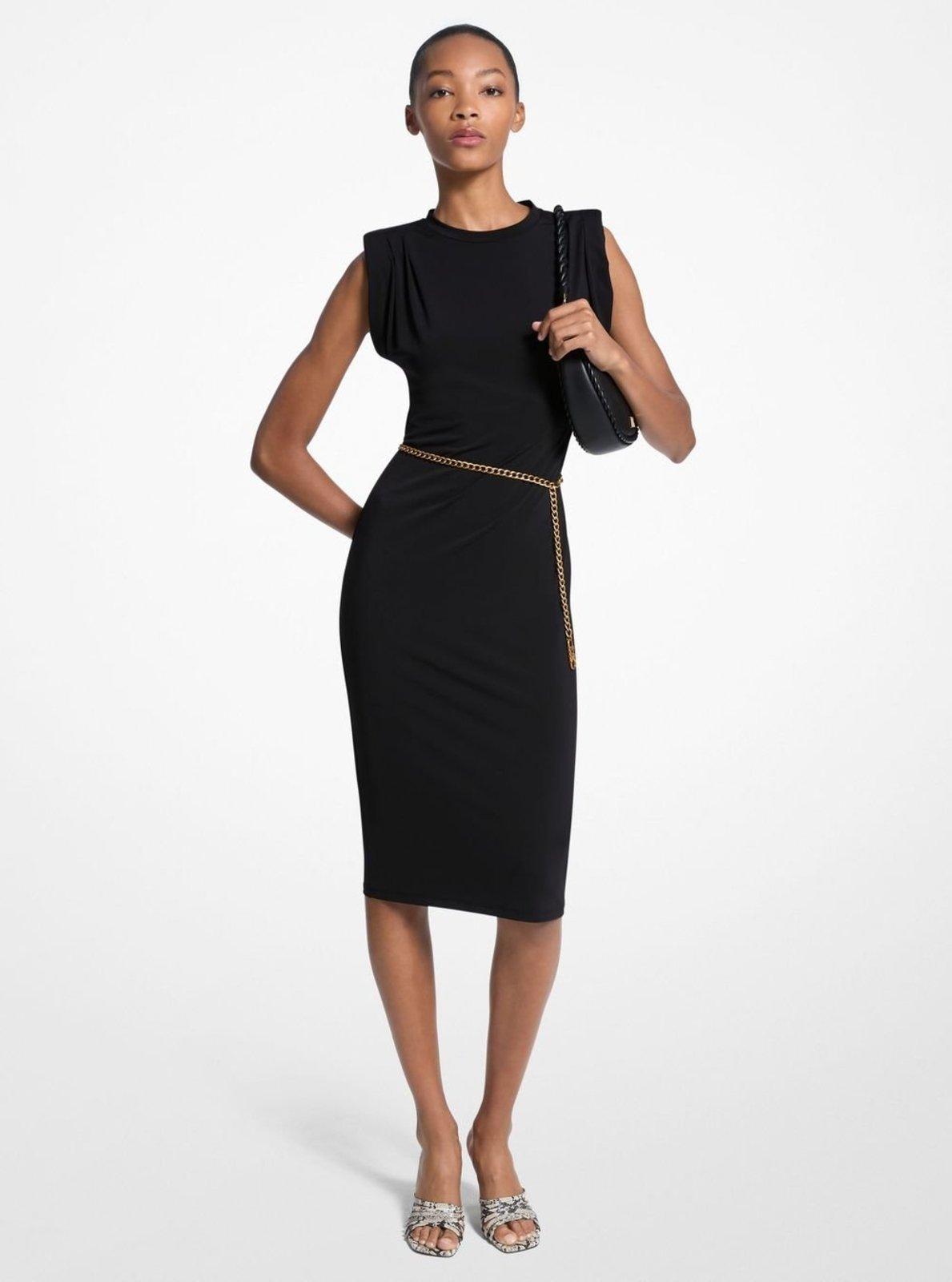 Vestido Midi Com Ombreiras MT5831SH6J001