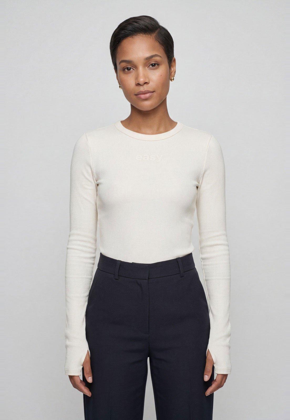 Blusa Feminina Lança Perfume Easy Off White