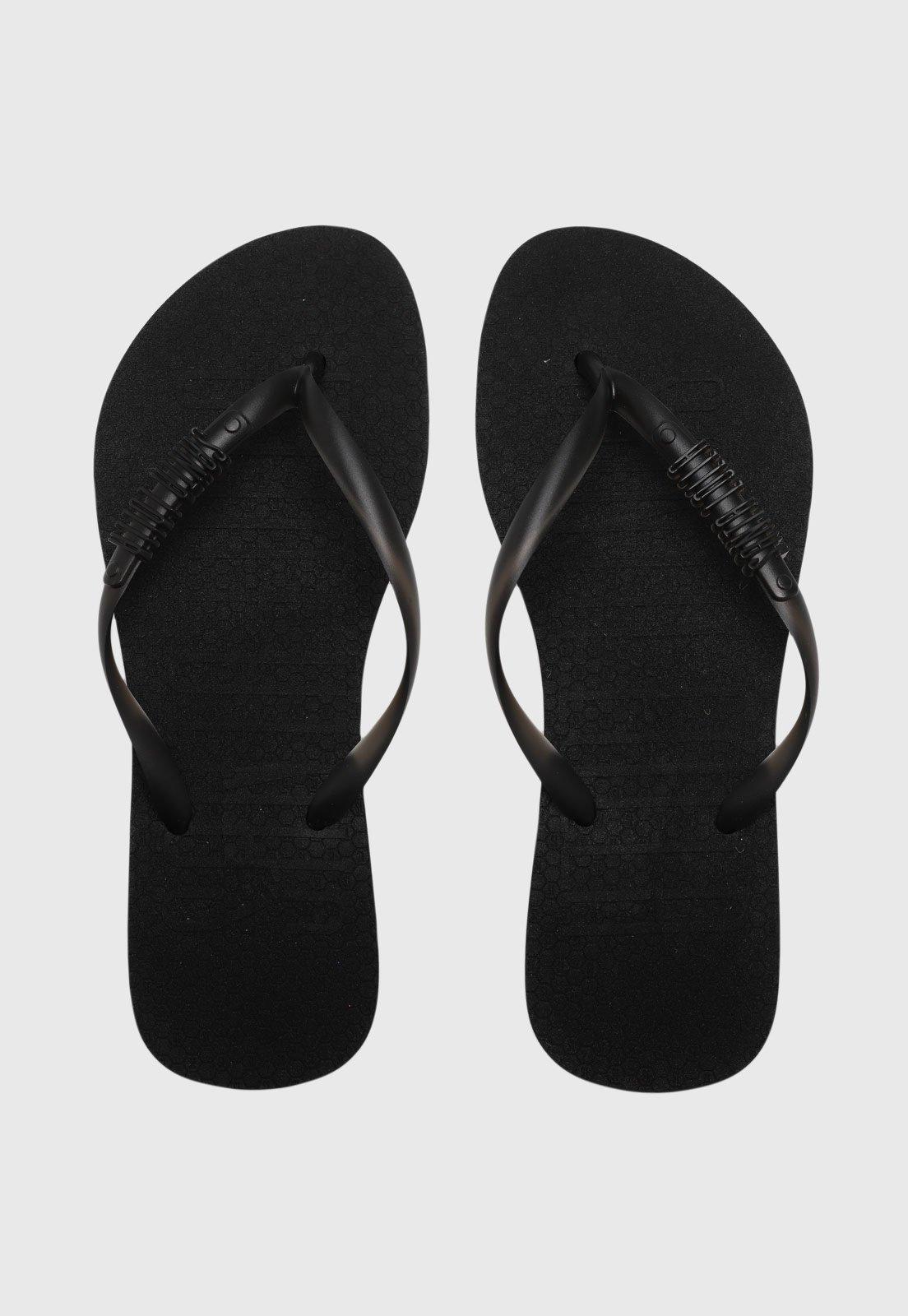 Chinelo Feminino Santa Lolla Tira Slim Preto