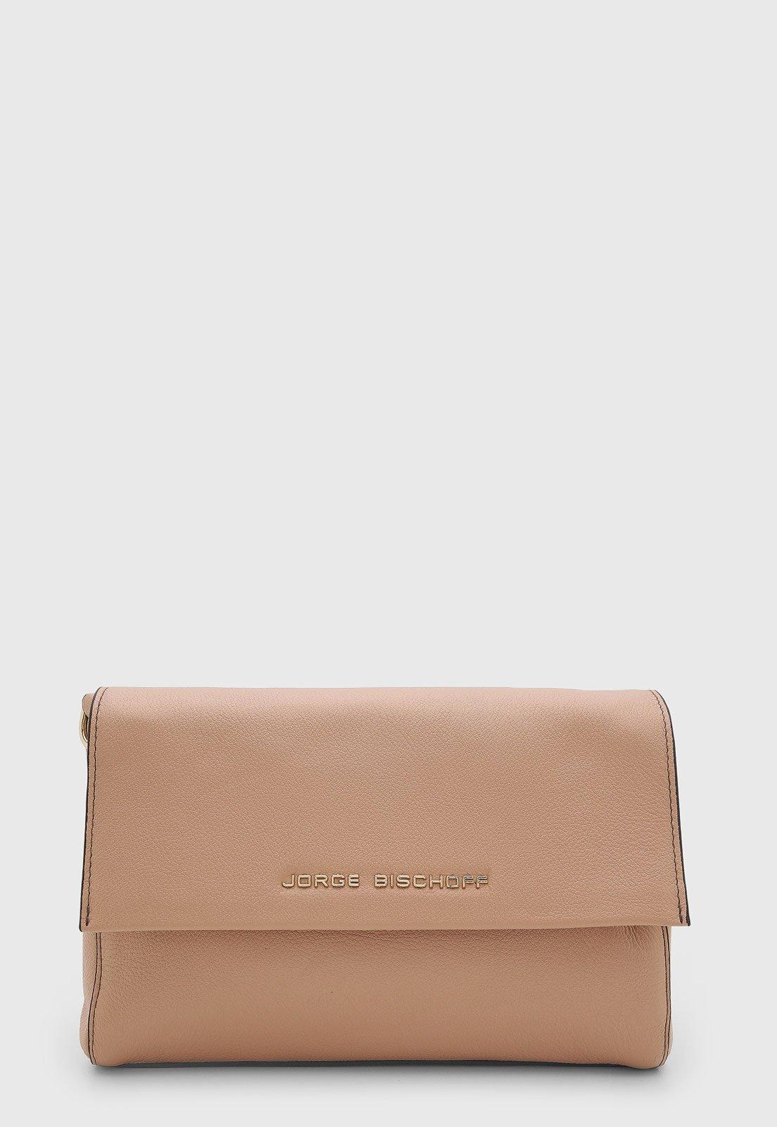 Bolsa Feminina Jorge Bischoff Couro Nude