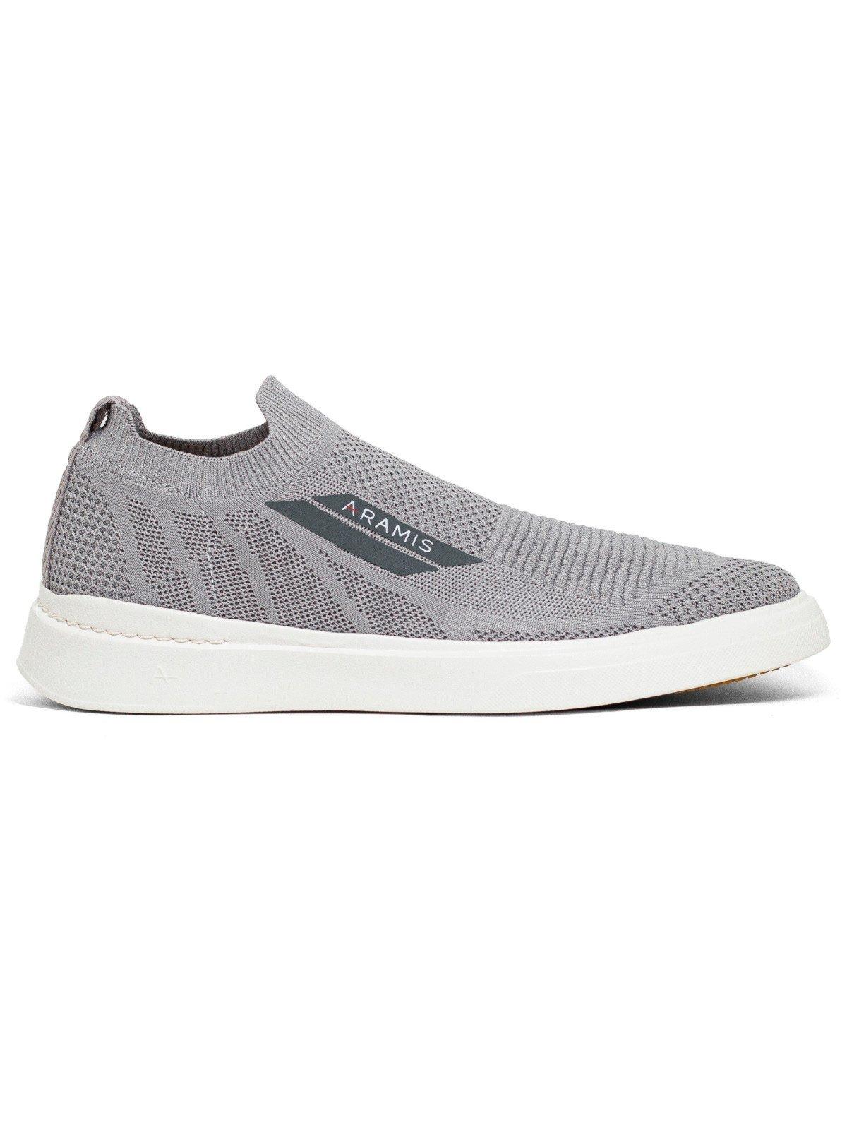 Tênis Masculino Aramis Casual Journey K-Nit Elástico Conforto Flexível Cinza