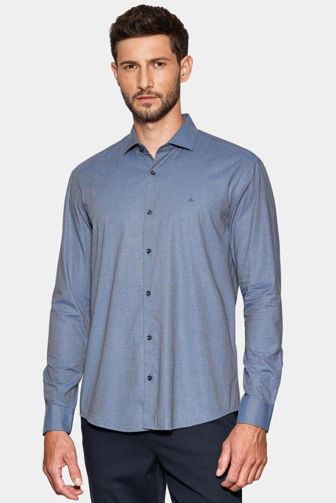 Camisa Aramis Manga Longa Slim Fil a Fil Antilia