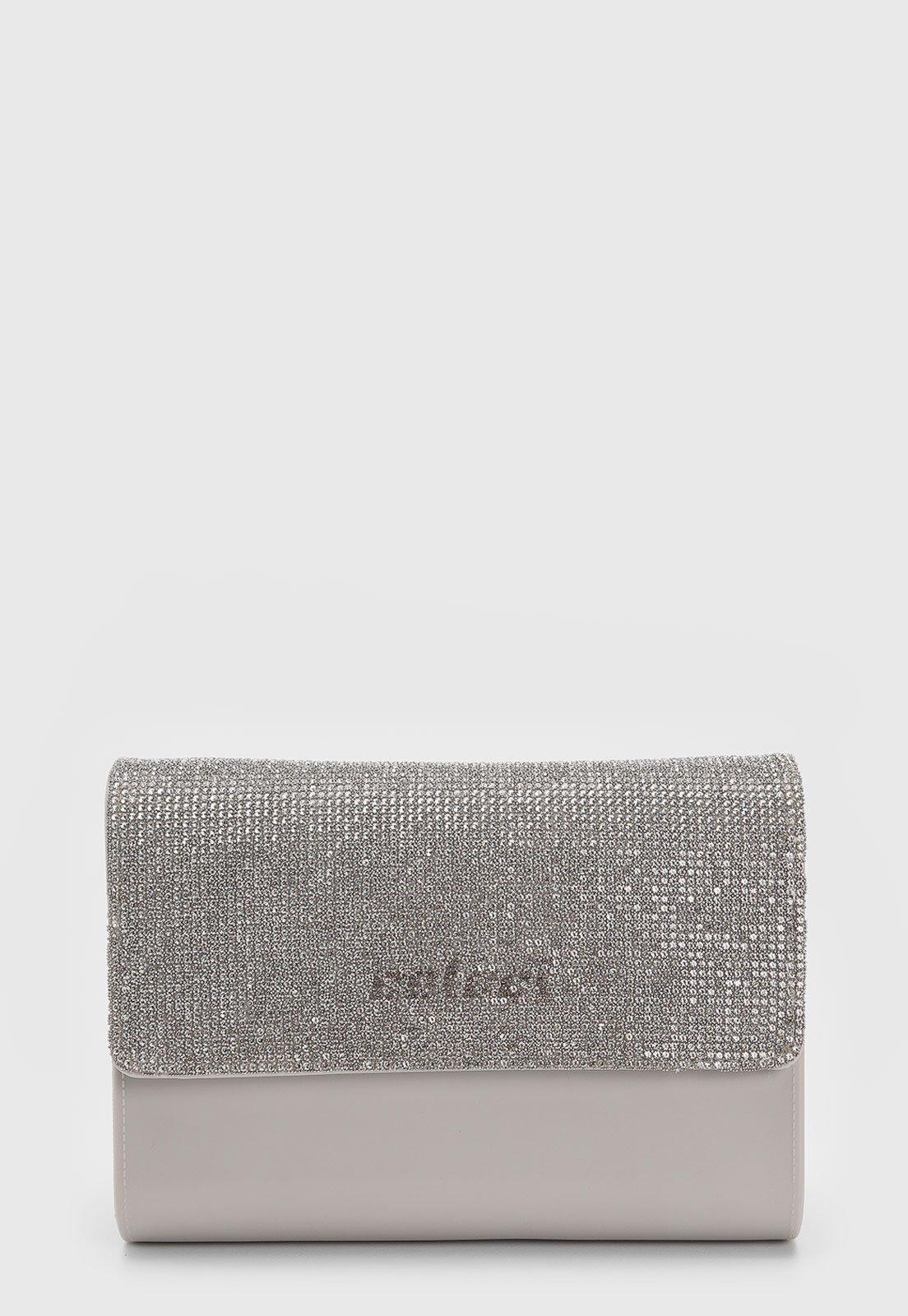 Bolsa Transversal Feminina Colcci Hotfix Cinza
