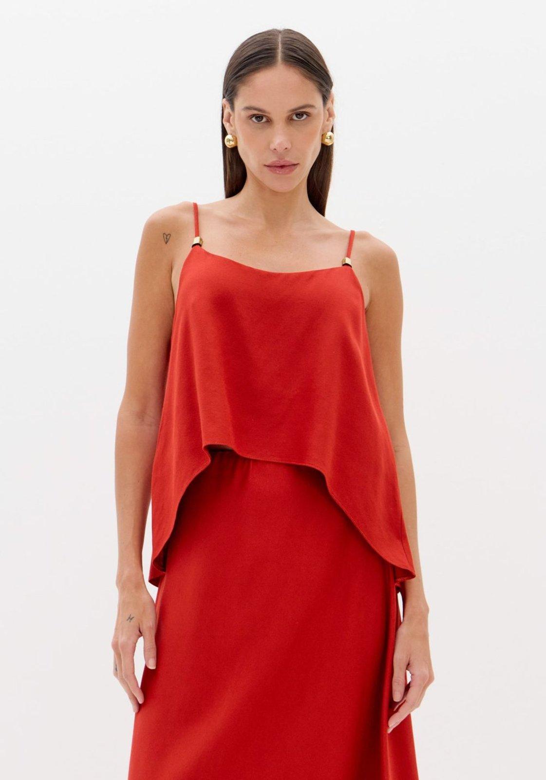 Blusa Mullet De Alças Lança Perfume