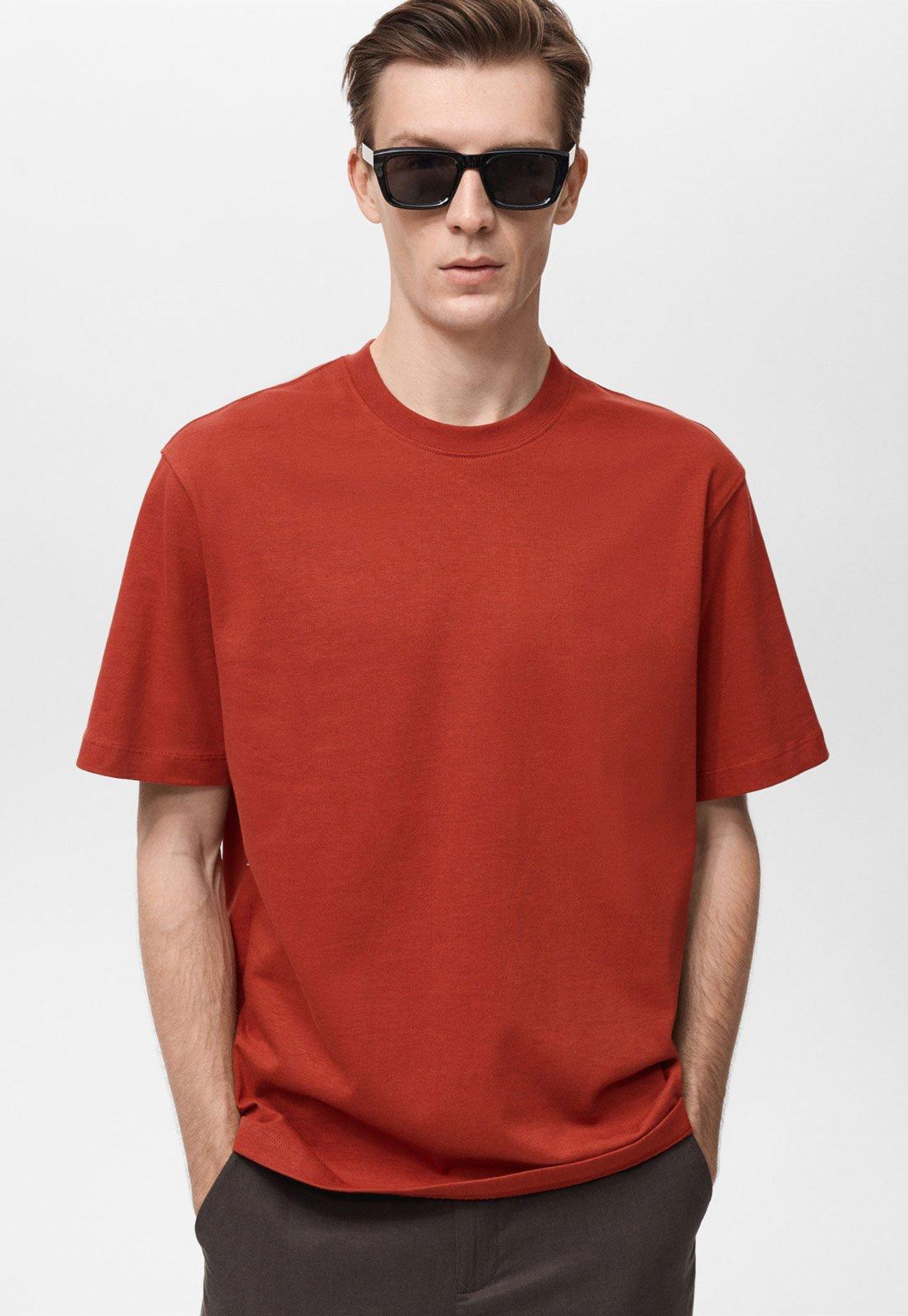 Camiseta Mango Reta Anouk Vermelha