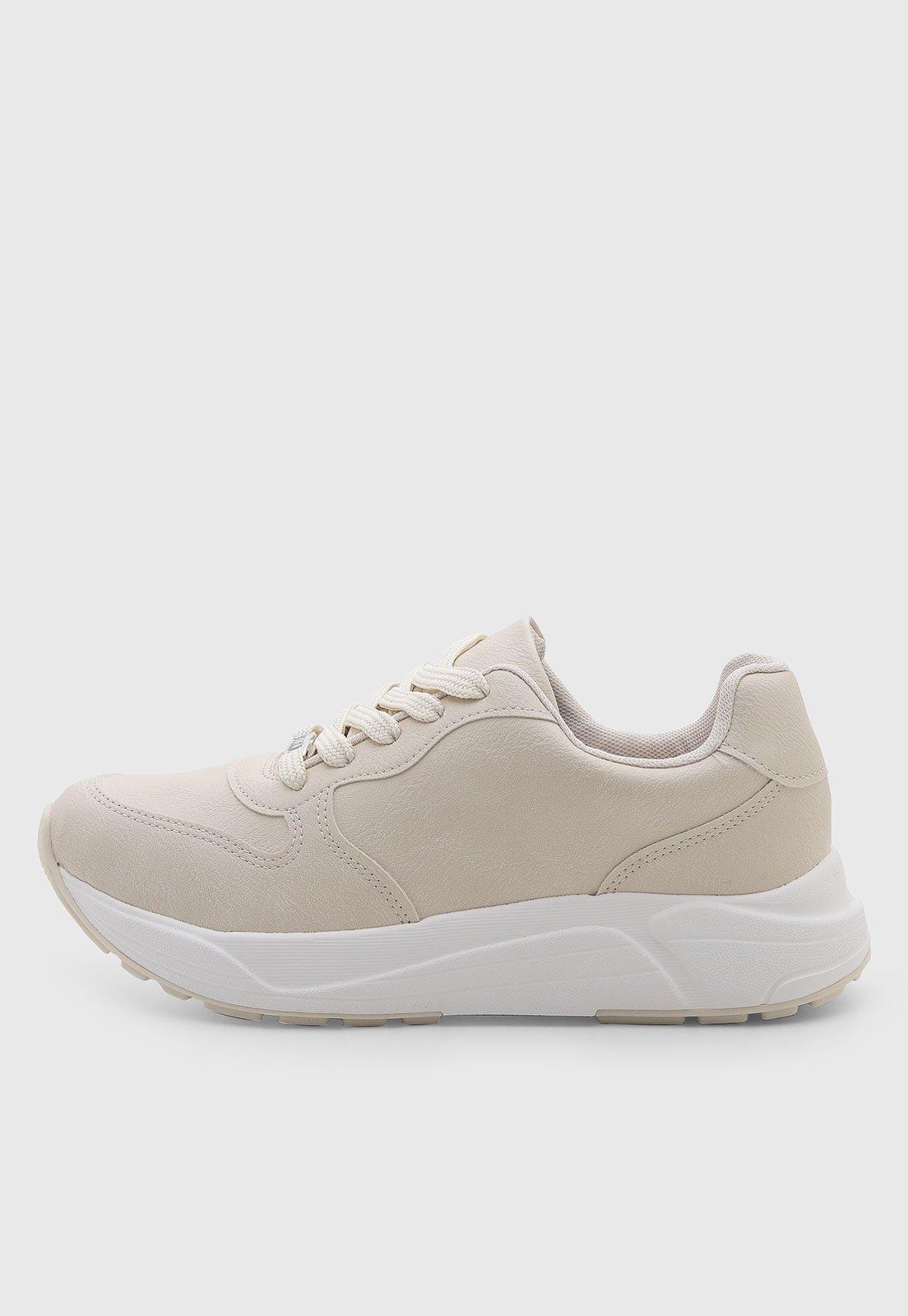 Tênis Feminino Vizzano Cadarço Off-white