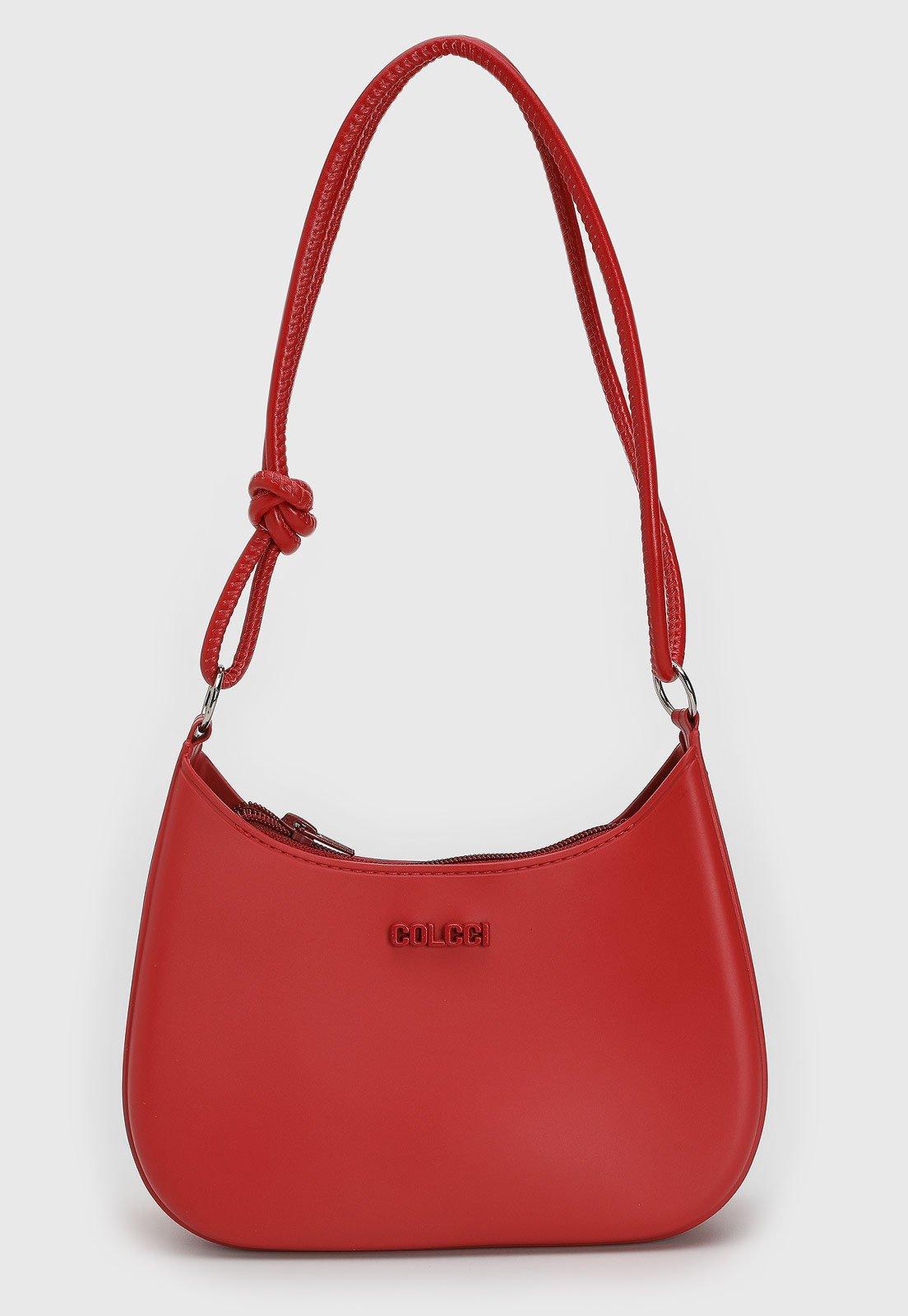 Bolsa Tiracolo Feminina Colcci Logo Vermelha