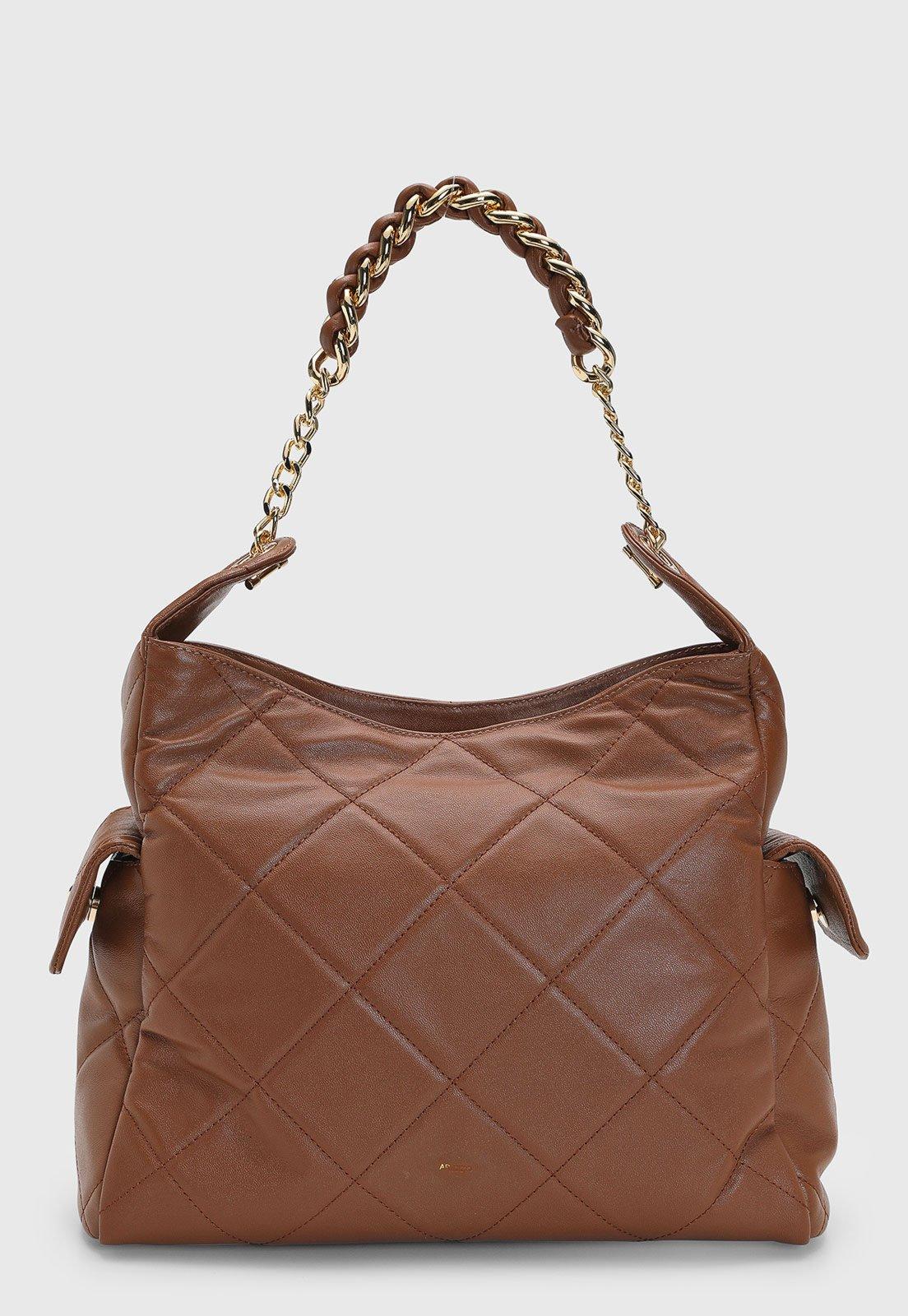 Bolsa Feminina Arezzo Soul Matelassê Marrom