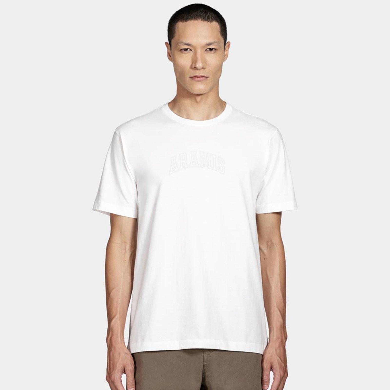 Camiseta Aramis Outline In25 Off White Masculino