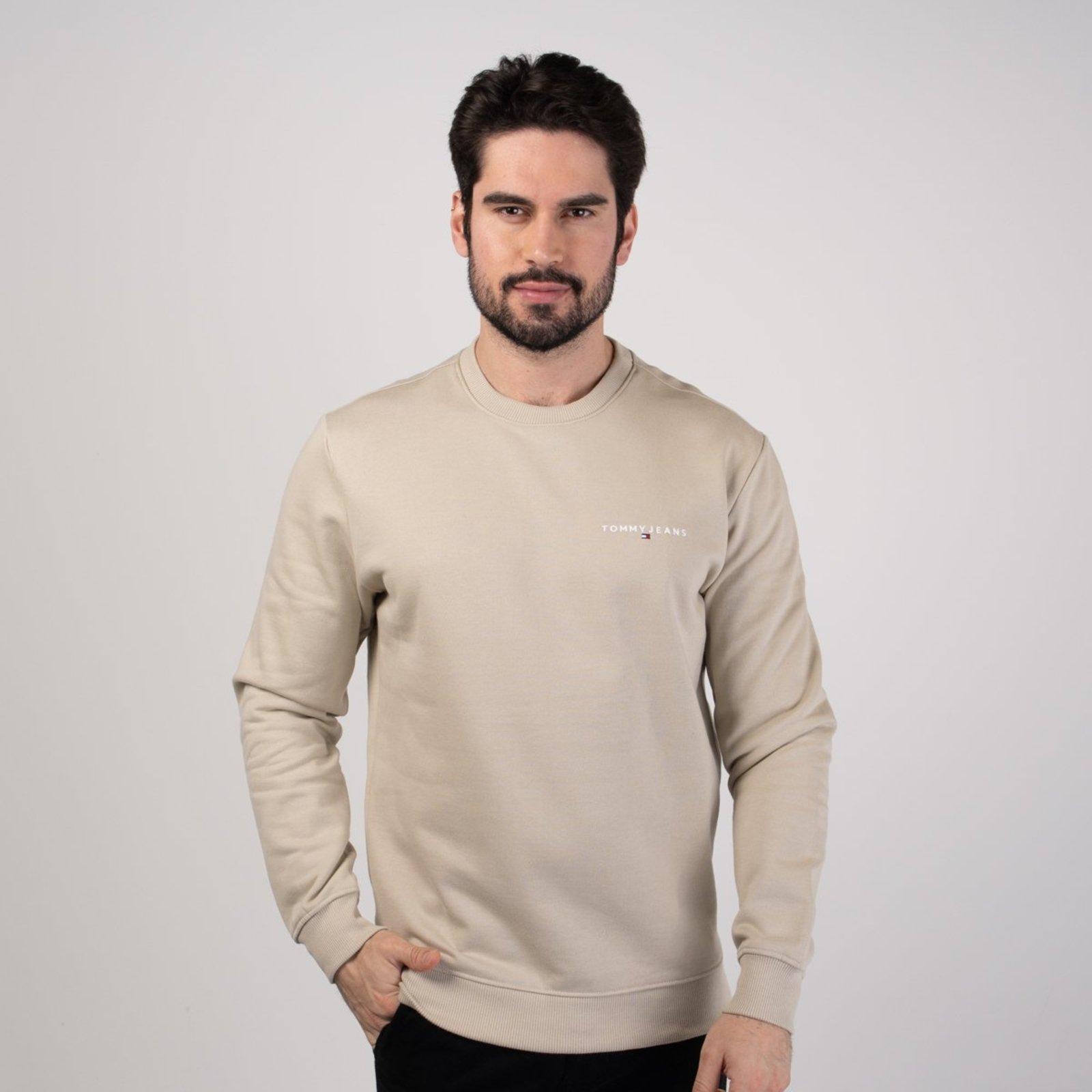 Moletom Tommy Jeans Script Areia