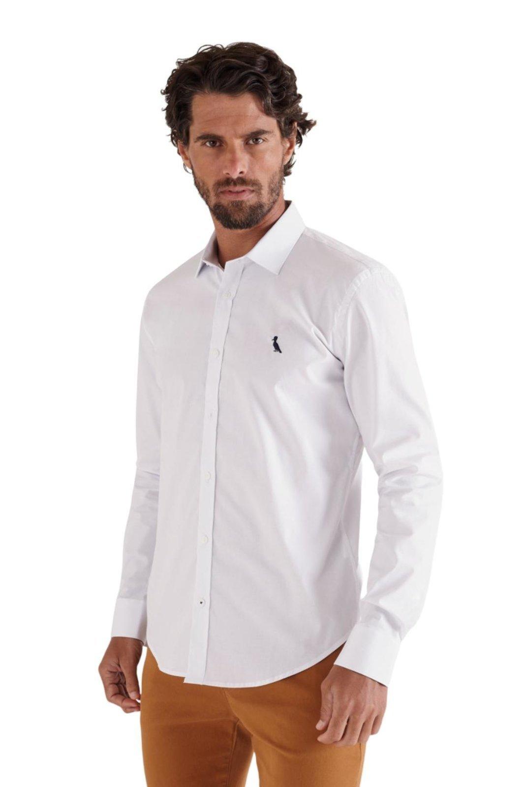Camisa Cont. Enxuto Cores Elastano Reserva Branco