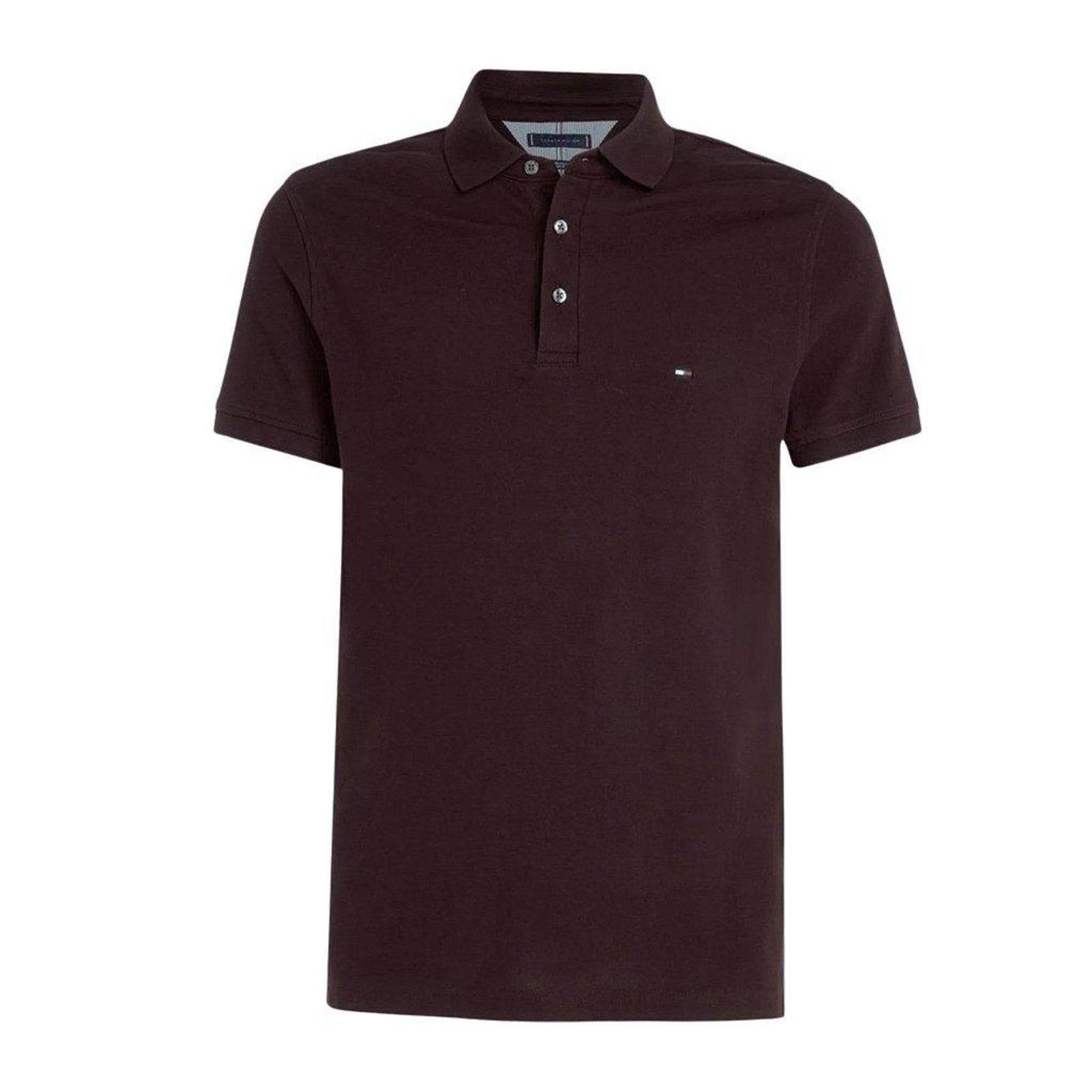 Camiseta Gola Polo Tommy Hilfiger Im 1985 Slim Vinho