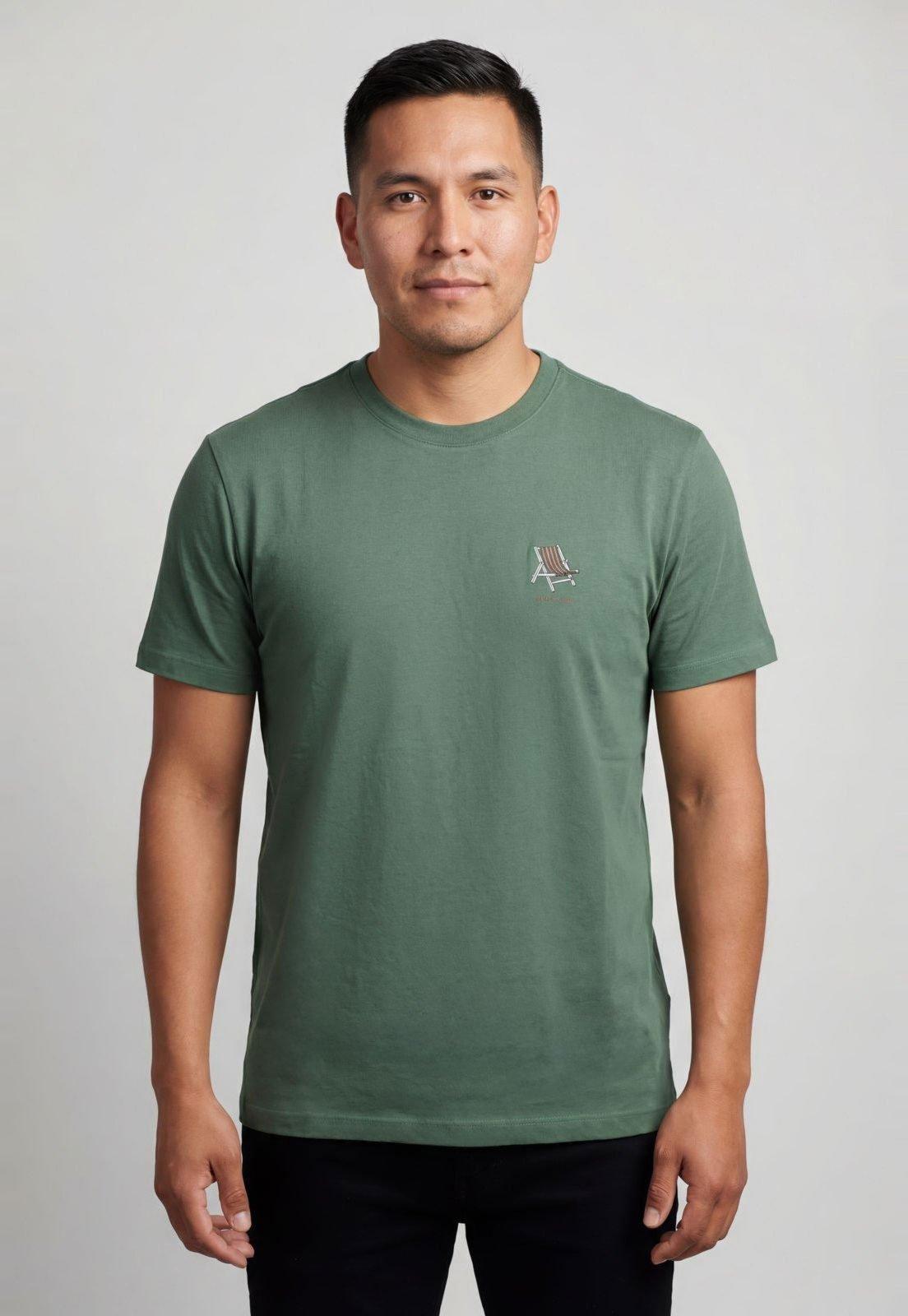 Camiseta Masculina Aramis Estampa Cadeira Verde