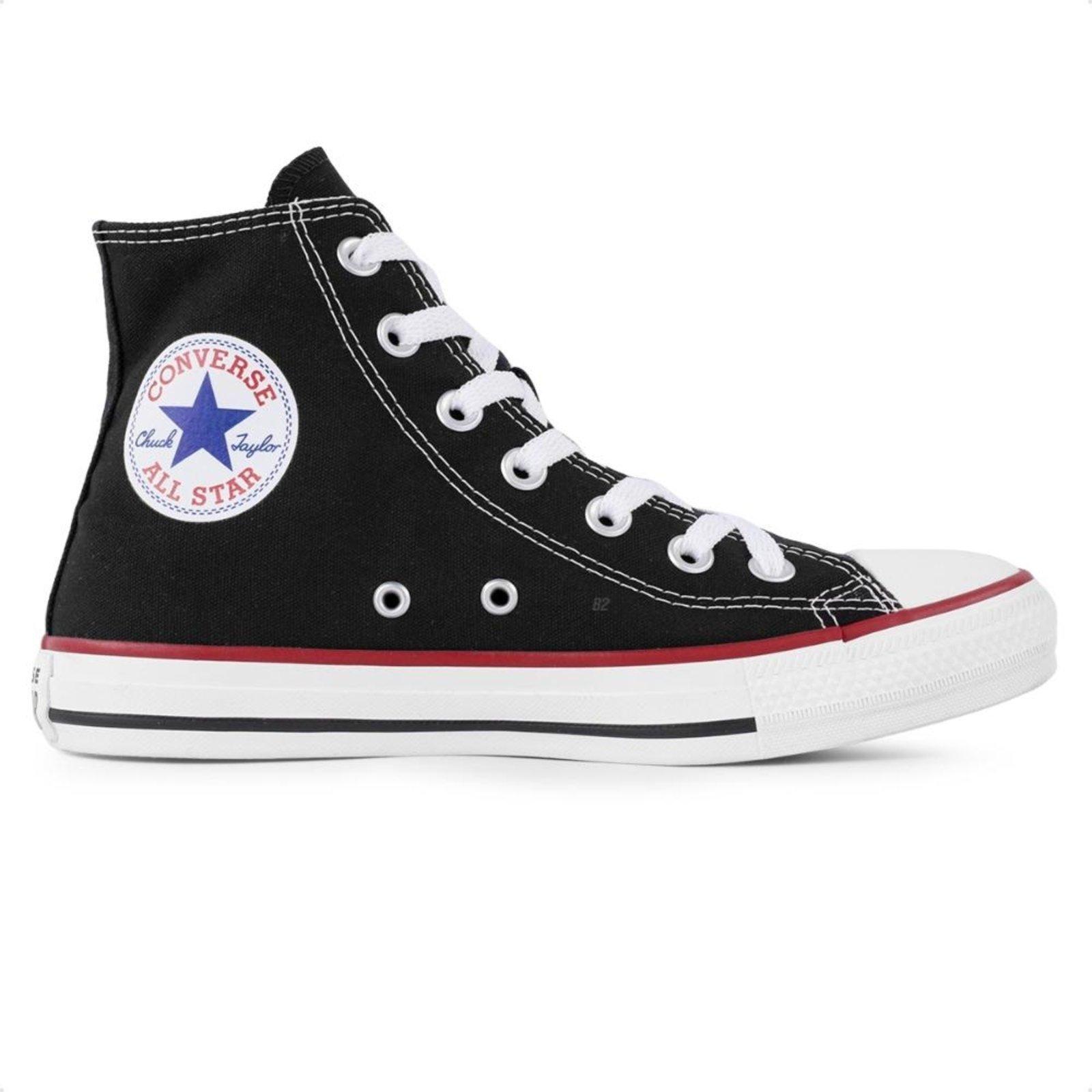 Tênis Converse Chuck Taylor All Star Cano Alto Feminino Preto