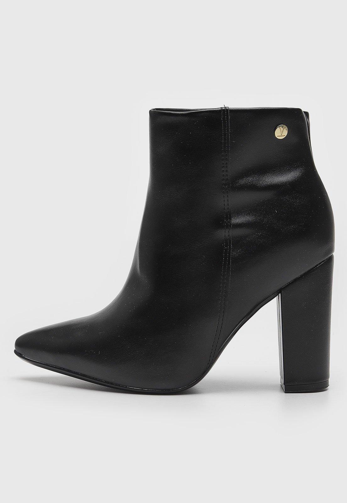 Bota Vizzano Cano Curto Preta