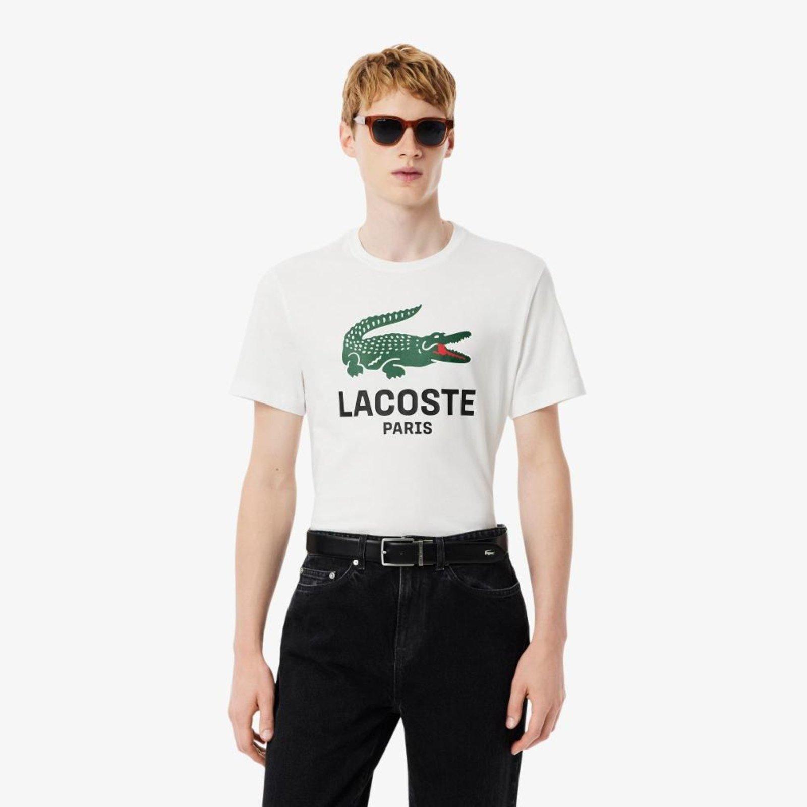 Camiseta de Algodão Estampada Branco