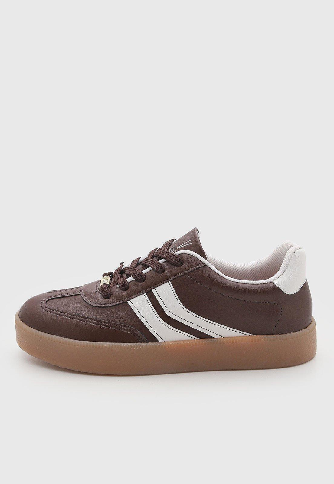 Tênis Feminino Vizzano Cadarço Marrom