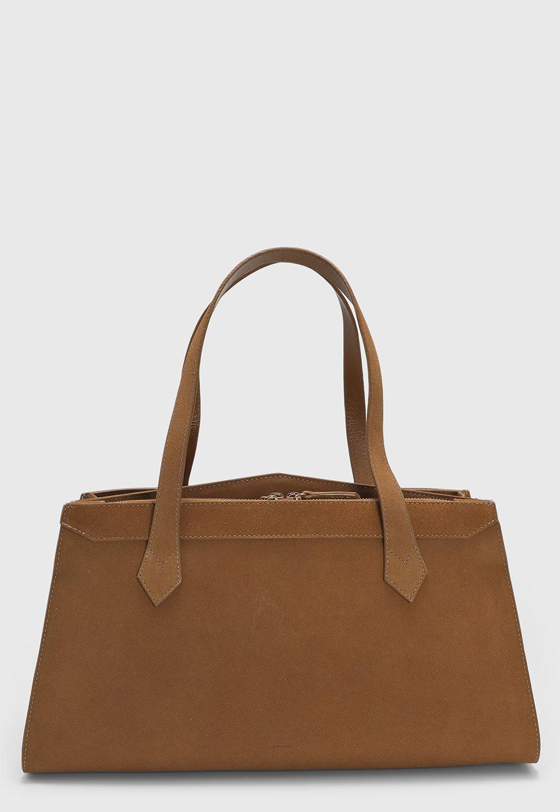 Bolsa Feminina Arezzo Estruturada Caramelo