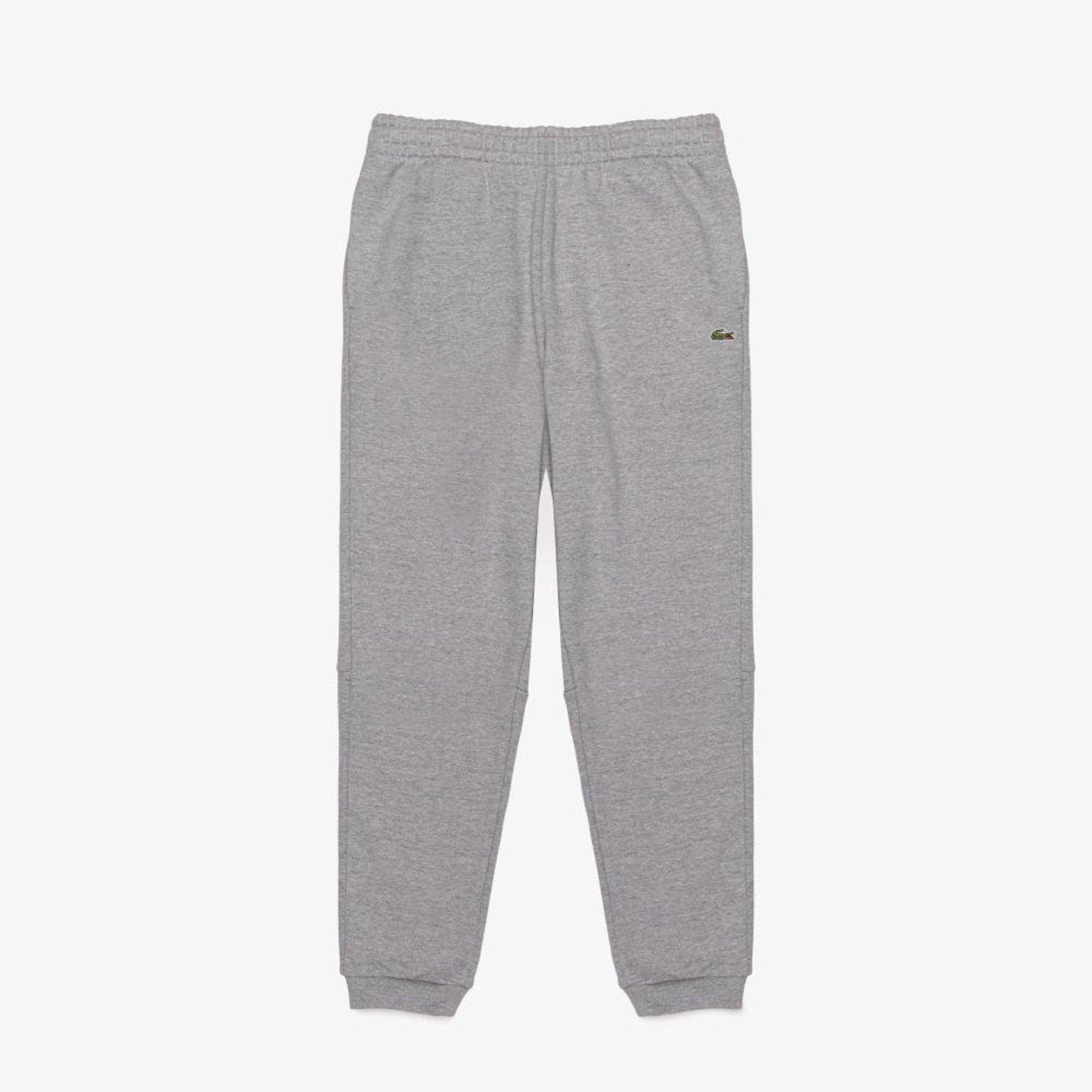 Calça Esportiva Masculina de Moletom não Escovado em Modelagem Tapered Cinza