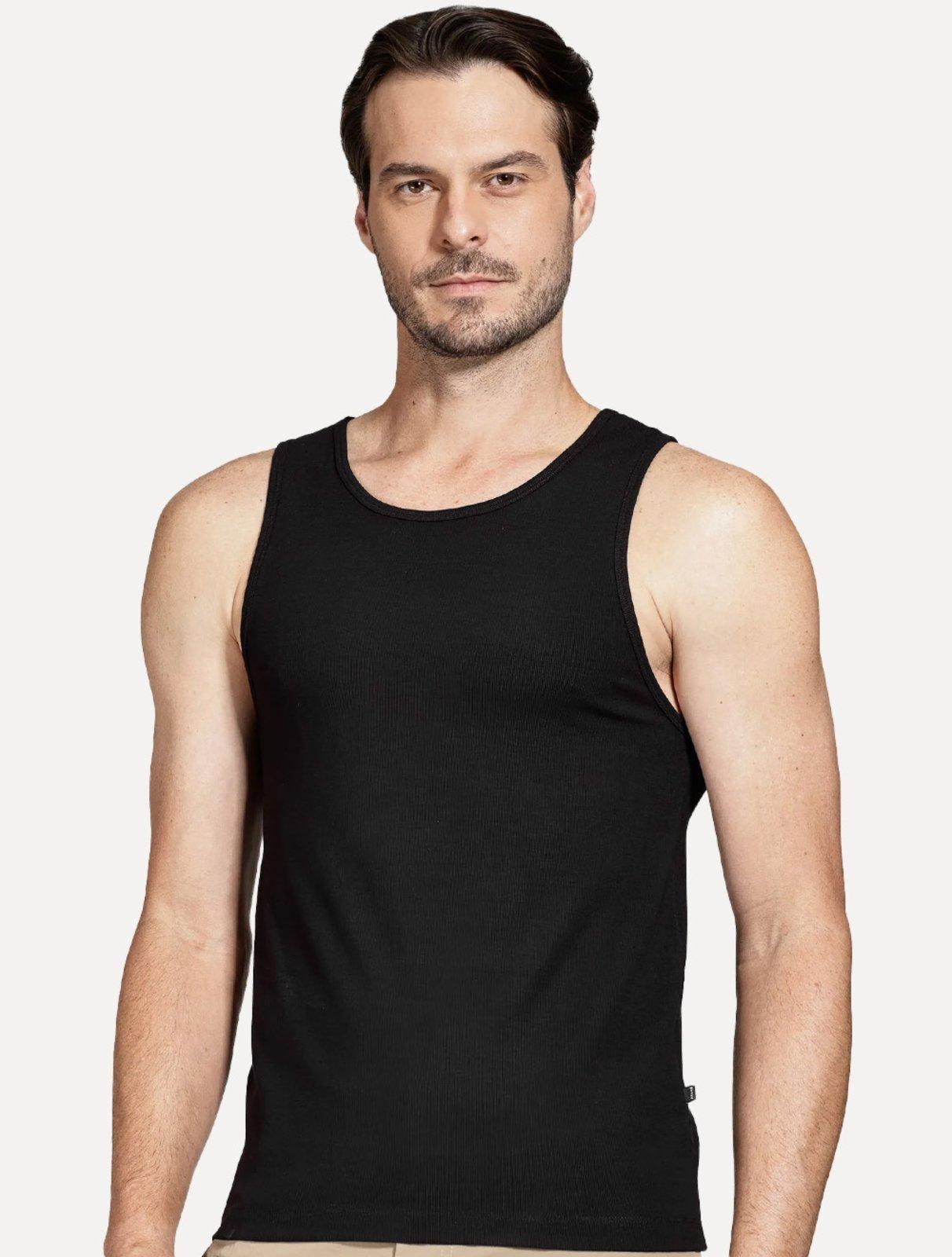 Regata Aramis Masculina Regular Comfort Ribana Lisa Preta