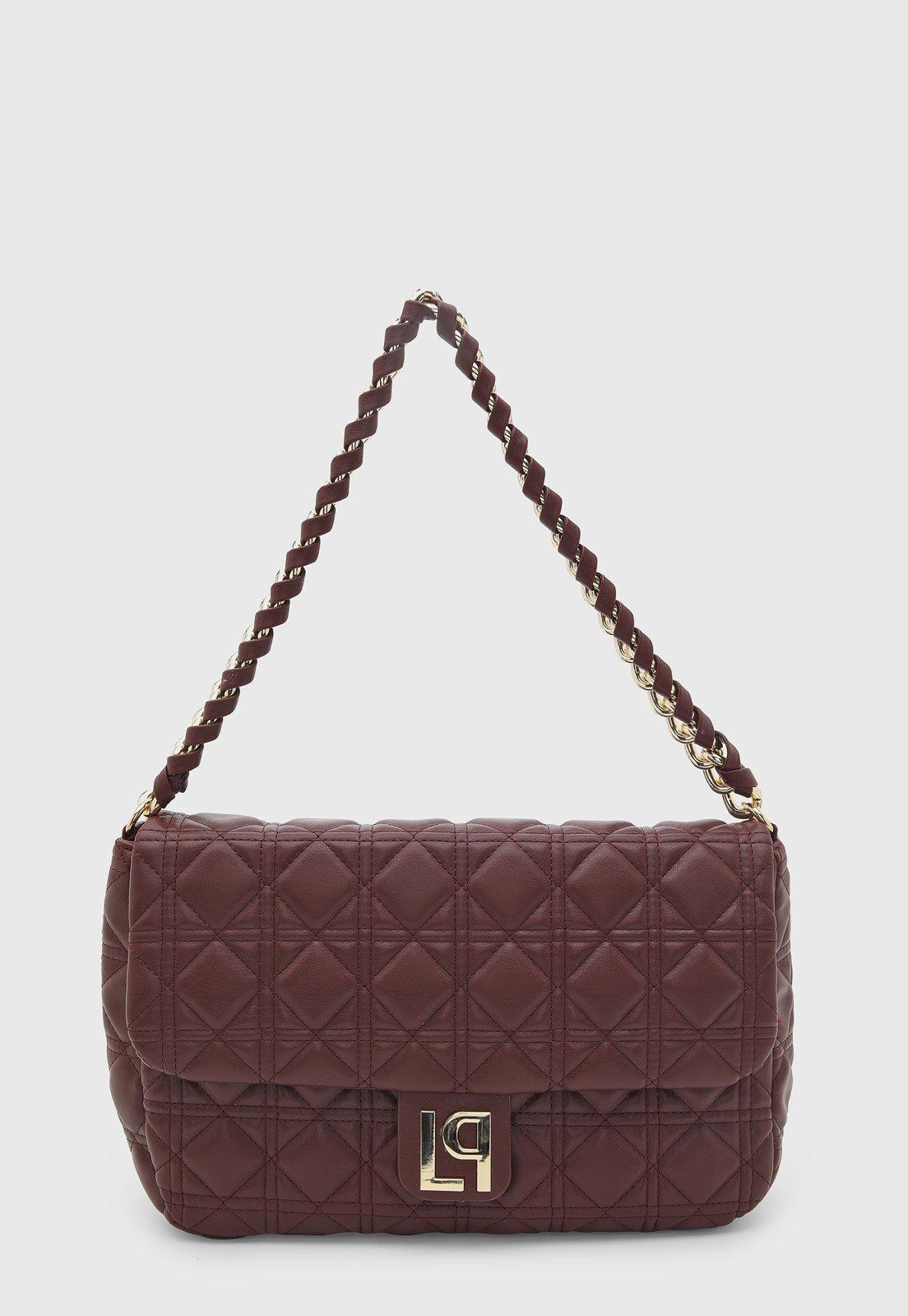 Bolsa Feminina Lança Perfume Matelassê Burgundy Vinho