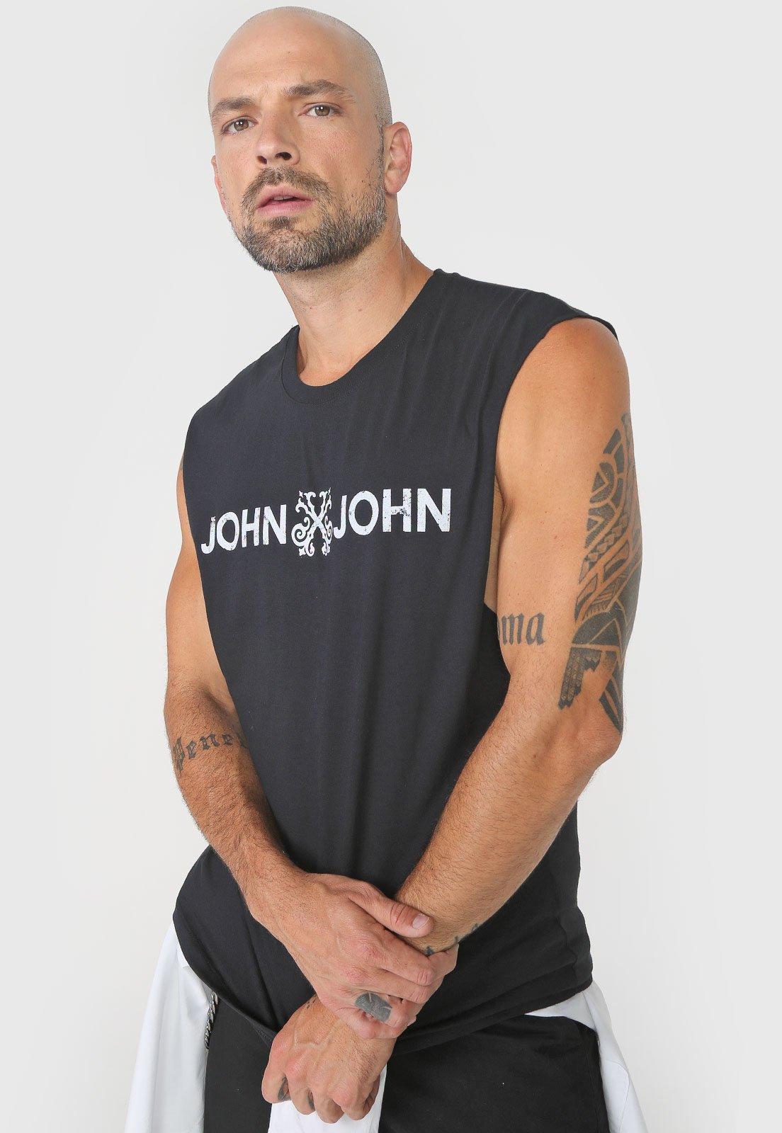 Regata John John Logo Preta