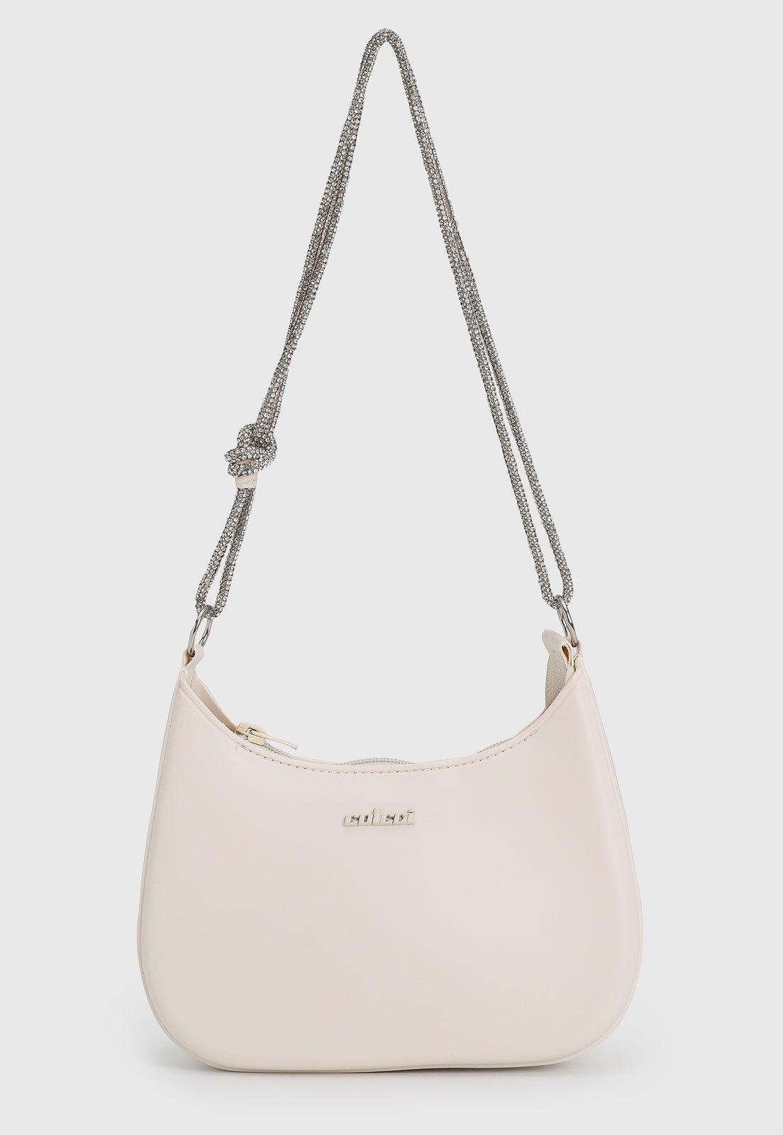 Bolsa Feminina Colcci Média Alça Corrente Off-White