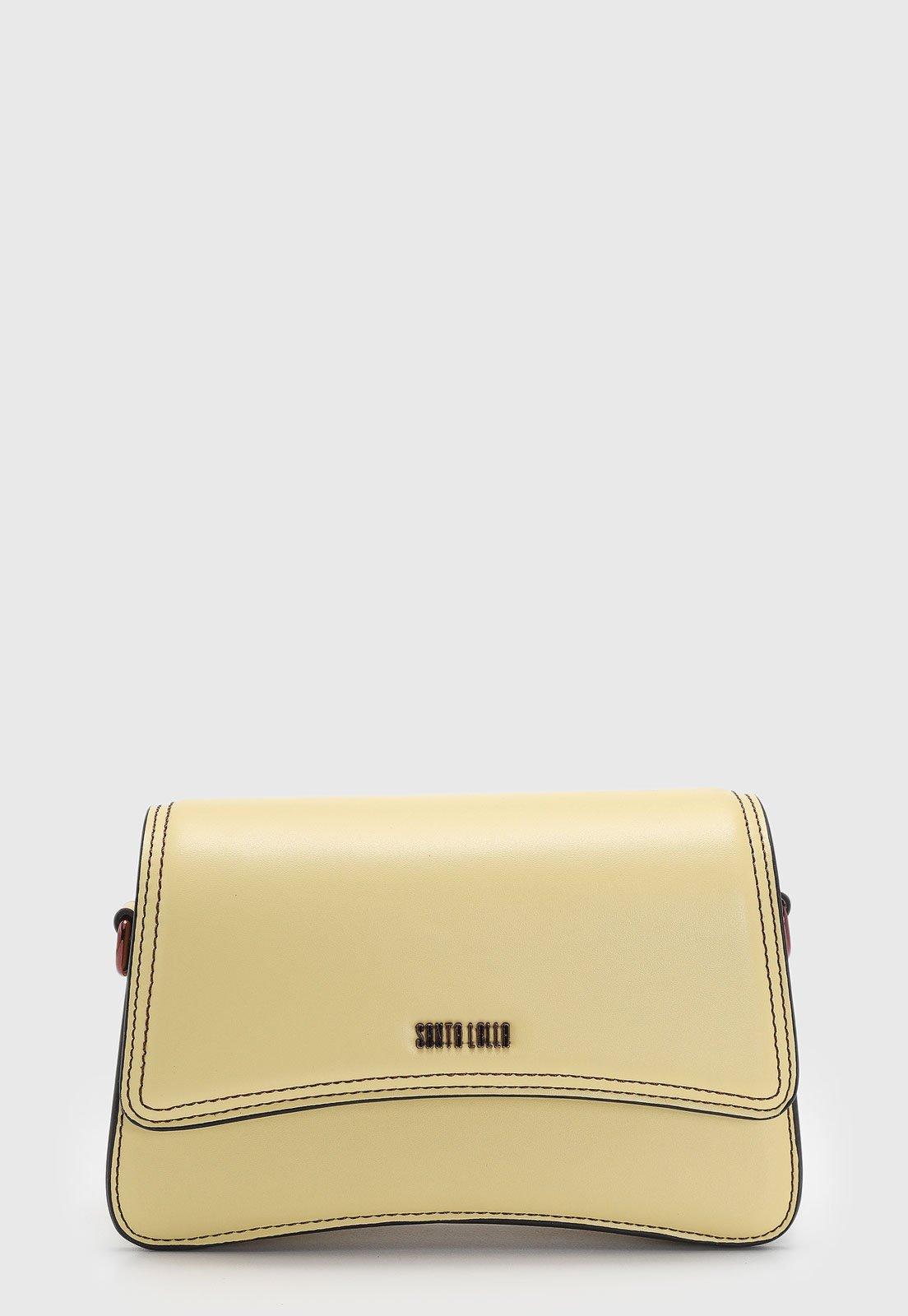 Bolsa Feminina Santa Lolla Alça Ajustável Amarela