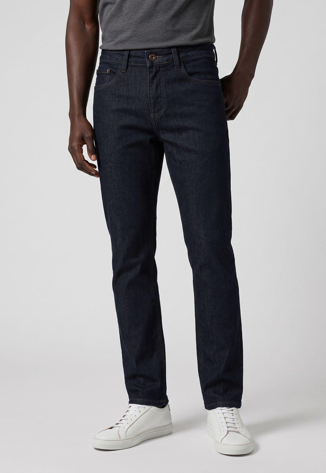 Calça Jeans Masculina Aramis Reta Azul Escuro