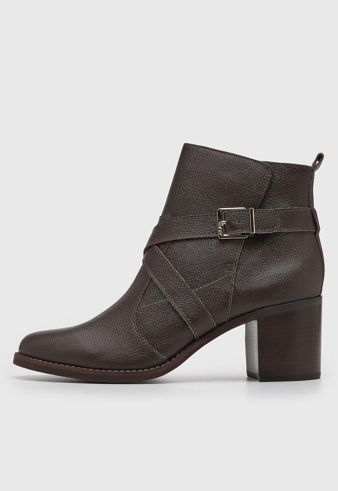 Bota Cano Baixo Feminina Jorge Bischoff Marrom
