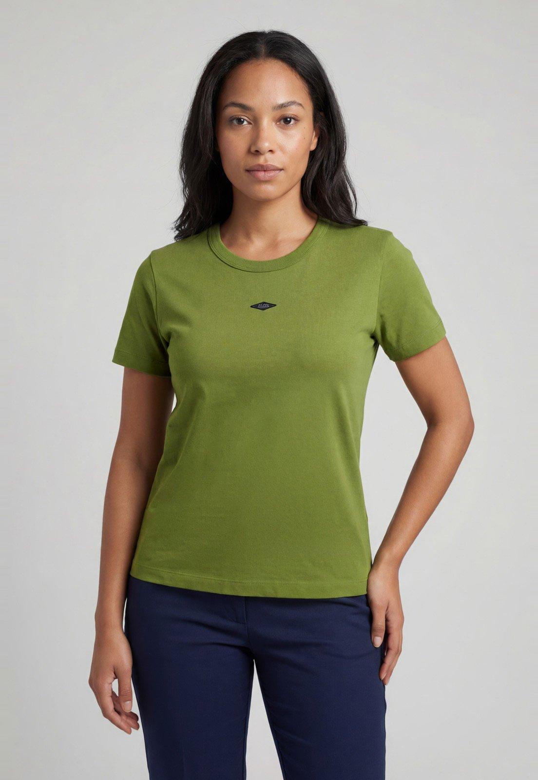 Camiseta Feminina Colcci Decote Redondo Verde