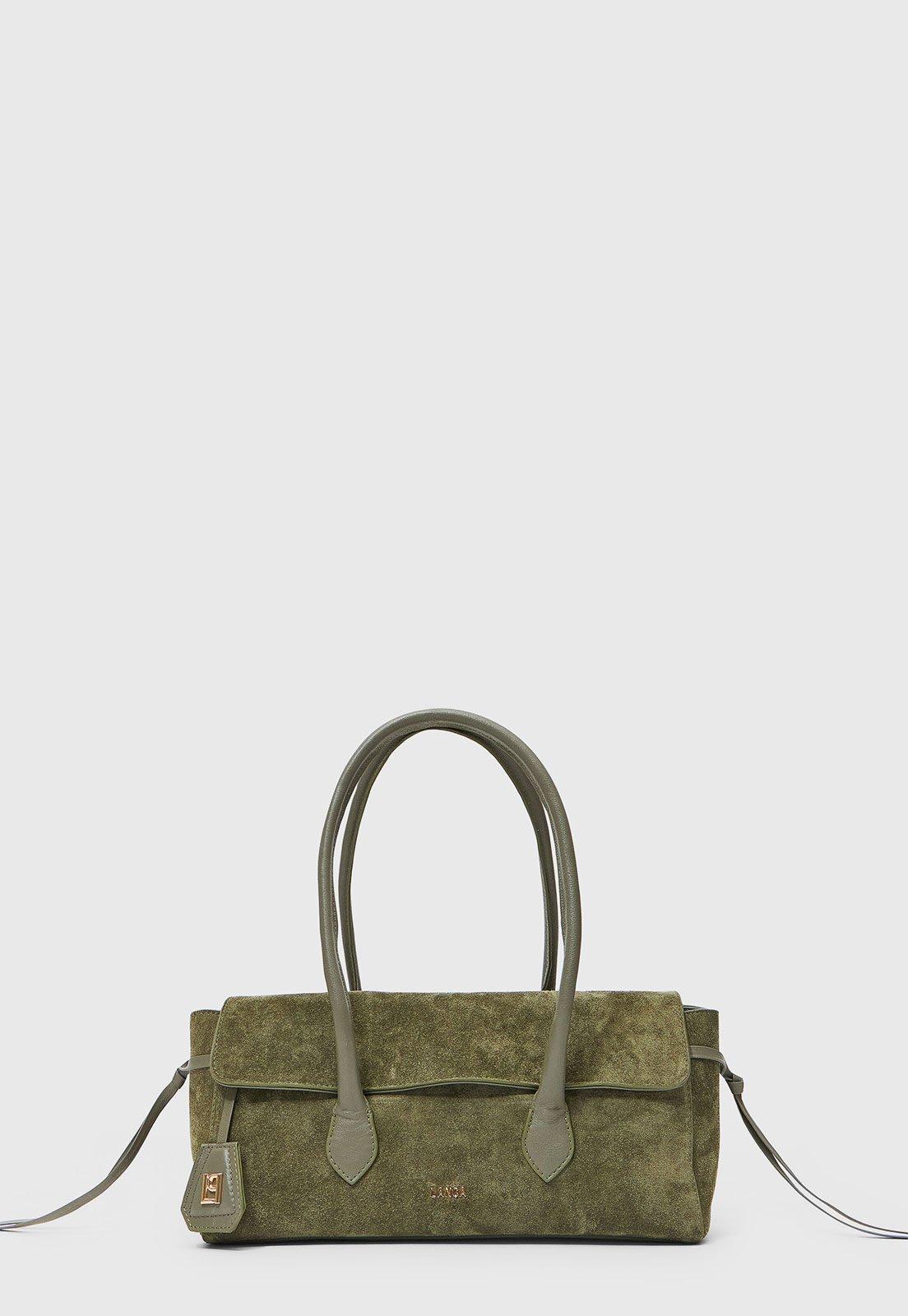 Bolsa Feminina Lança Perfume Couro Verde